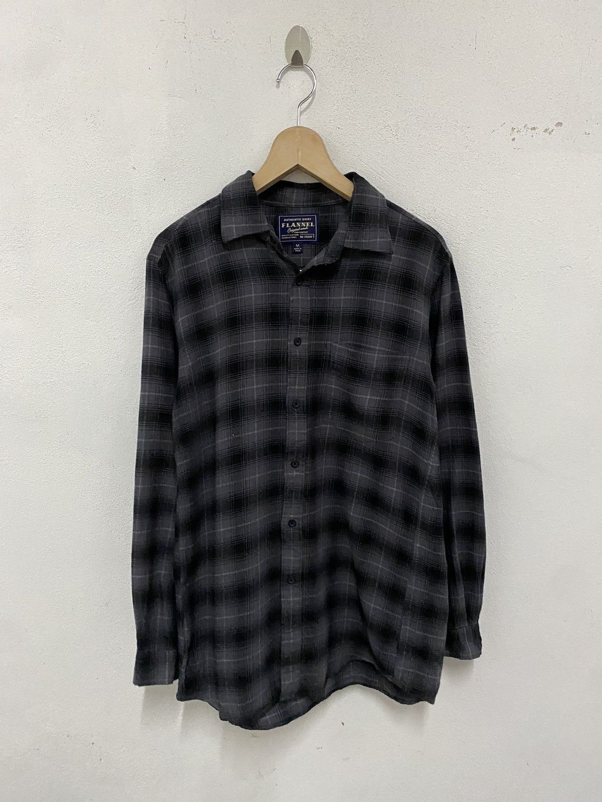 Japanese Brand × Uniqlo Japanese Brand Uniqlo Flannel Shirt Size US M / EU 48-50 / 2 - 2 Thumbnail