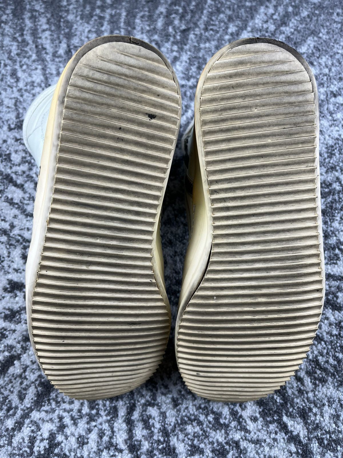 FW10 Rick Owens Short Tongue Stapled Geobasket Sneakers - Footwear