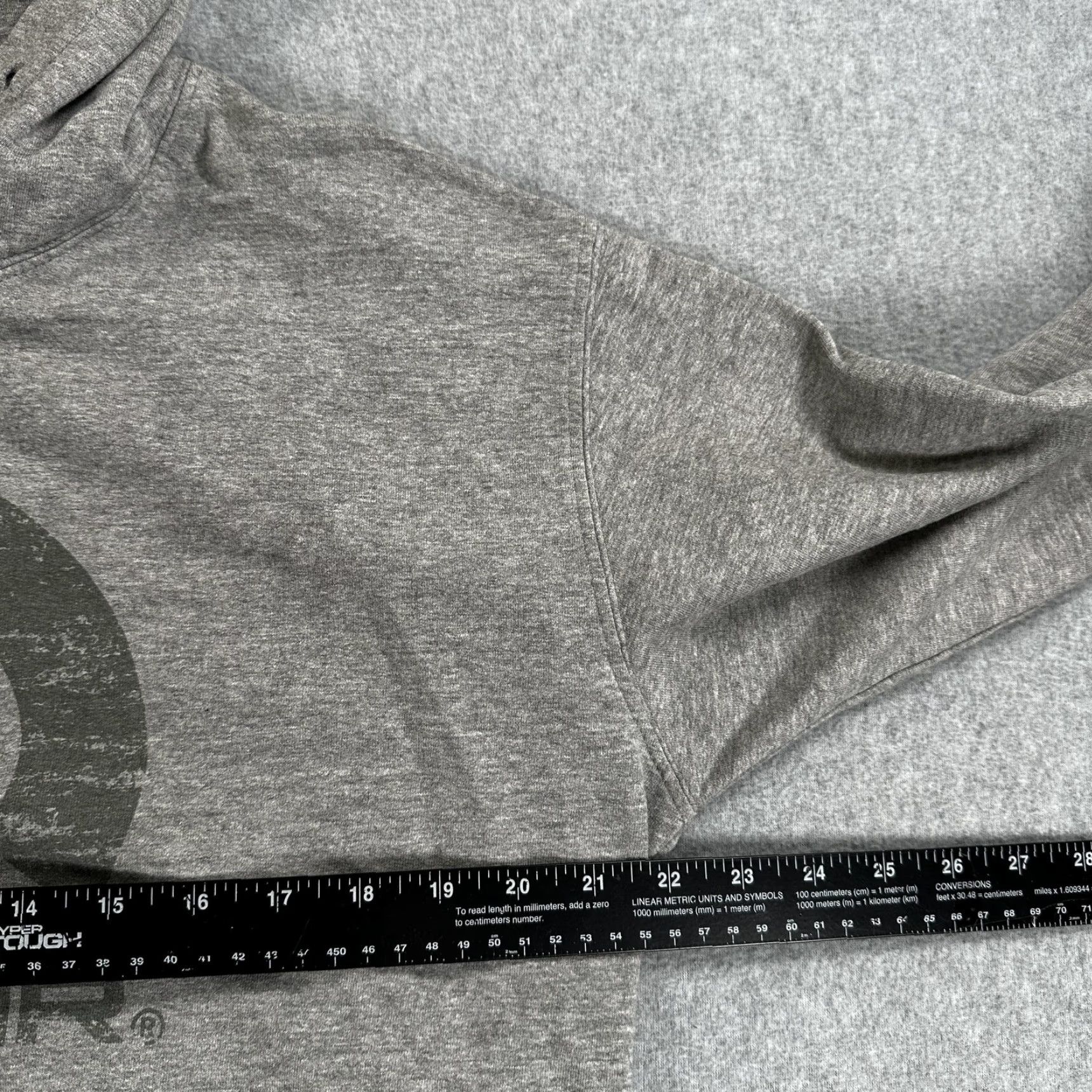 Logo 7 Mopar Hoodie Mens Small Gray Fleece Pullover Logo Graphic Sweatshirt Crew Neck Pockets Size US S / EU 44-46 / 1 - 5 Thumbnail