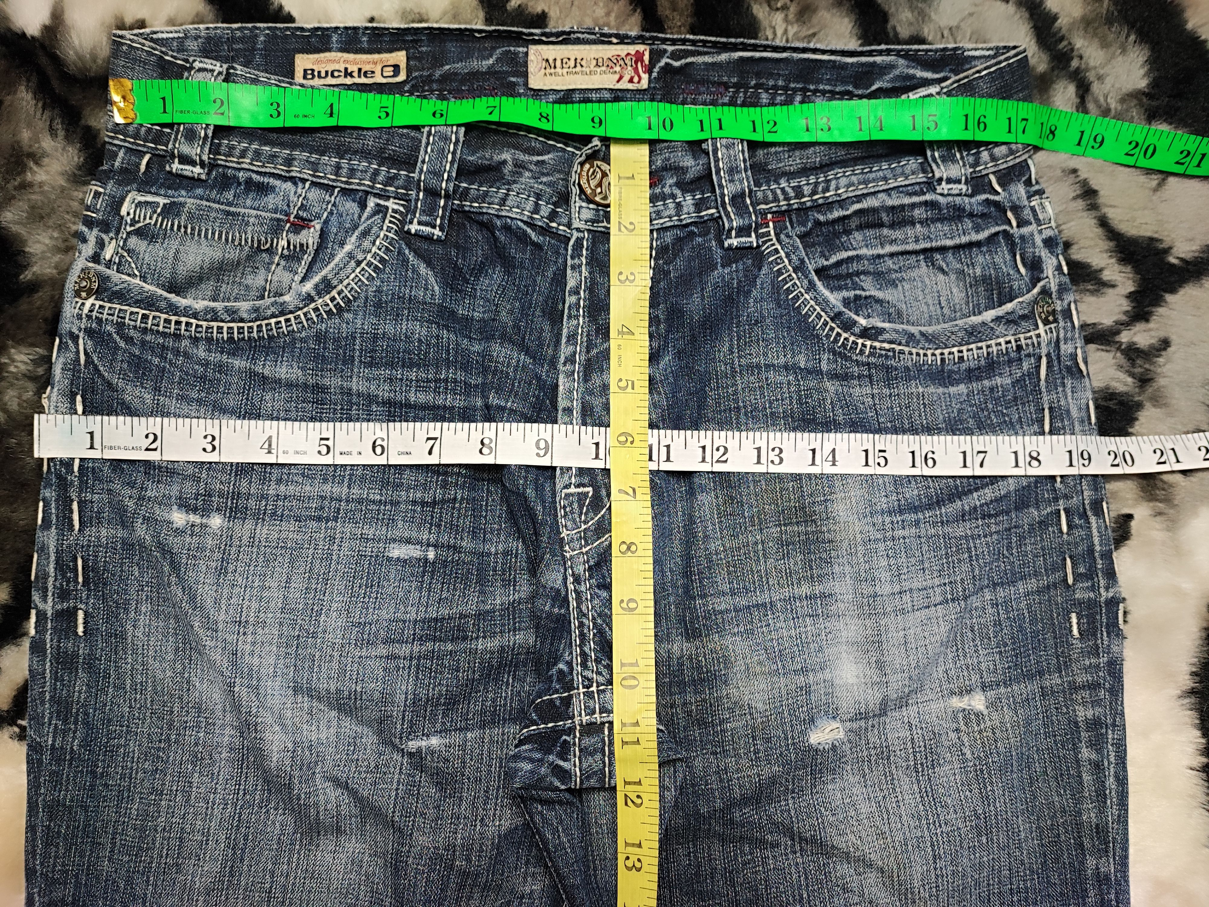 Mek Denim × Vintage Mek Denim USA Dagger Hearts Denim Pant Size US 32 / EU 48 - 7 Thumbnail
