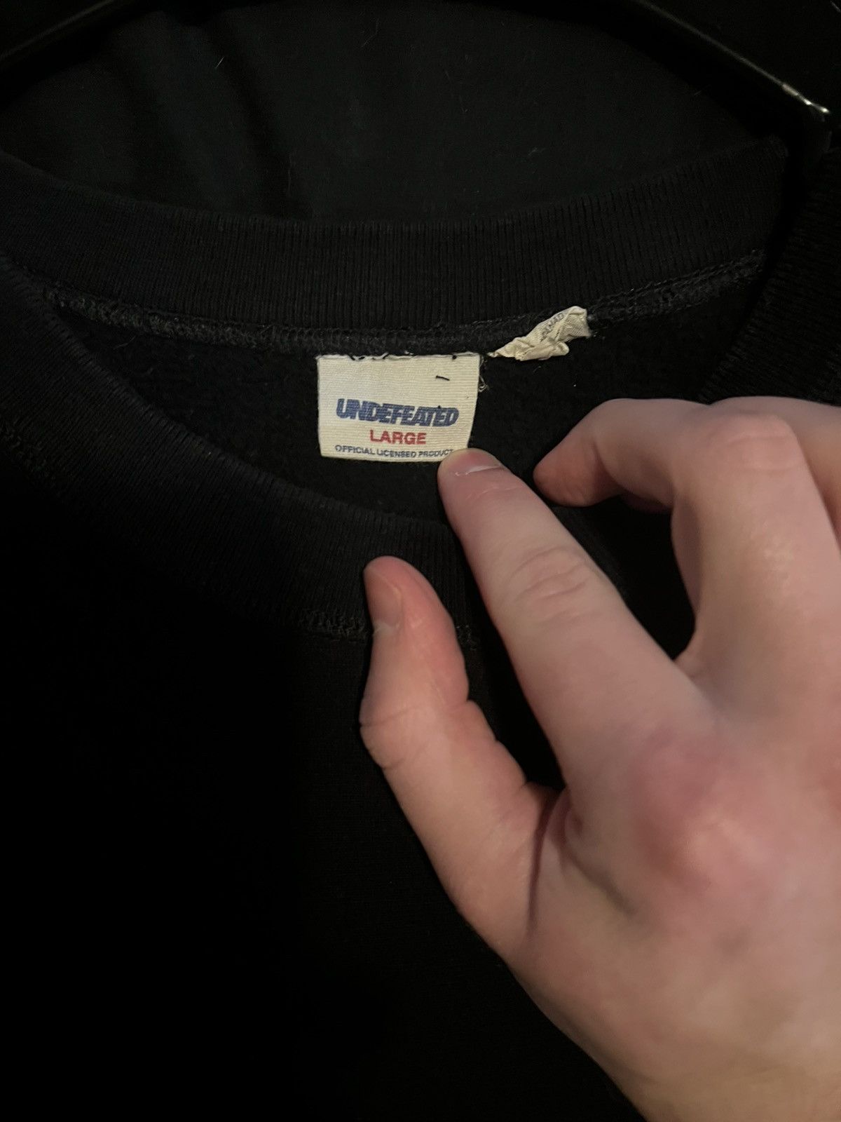 Undefeated Black Undefeated Sweatshirt Size US L / EU 52-54 / 3 - 4 Thumbnail