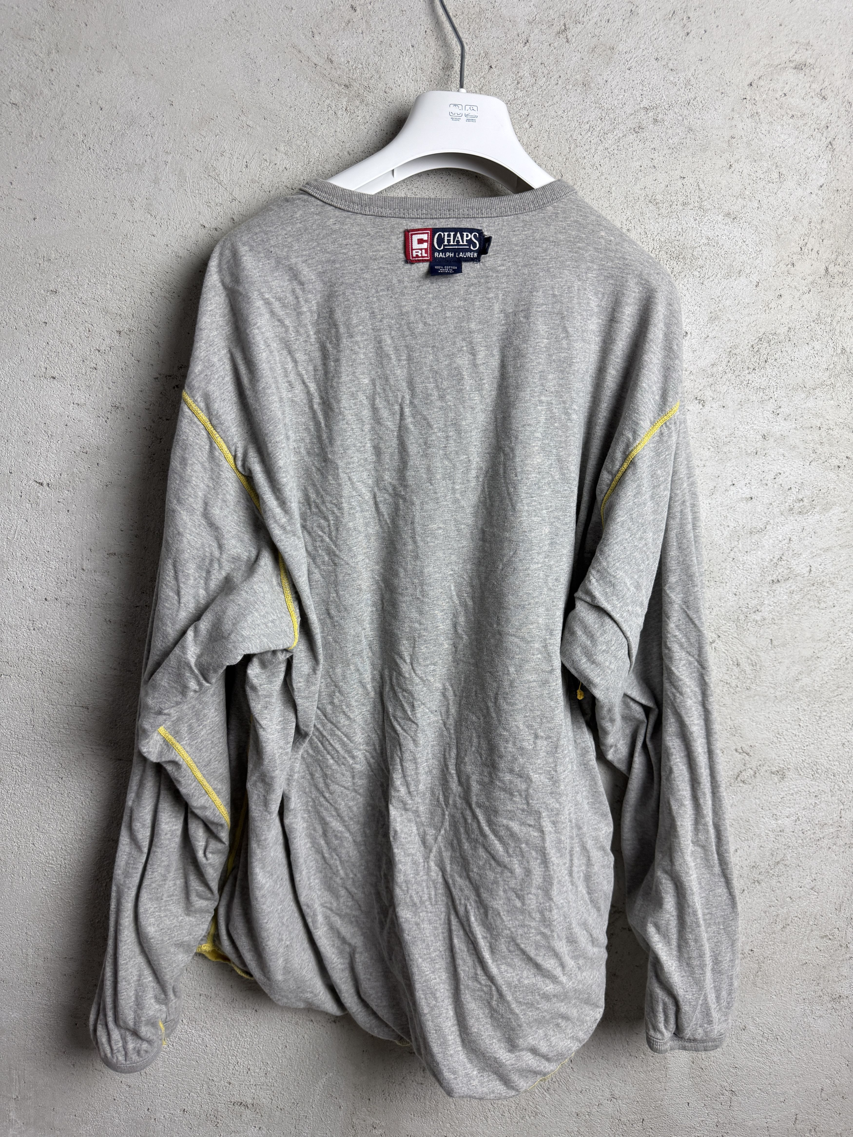 Chaps Ralph Lauren Chaps Ralph Lauren vintage heavy long sleeve t-shirt tee Size US M / EU 48-50 / 2 - 7 Thumbnail