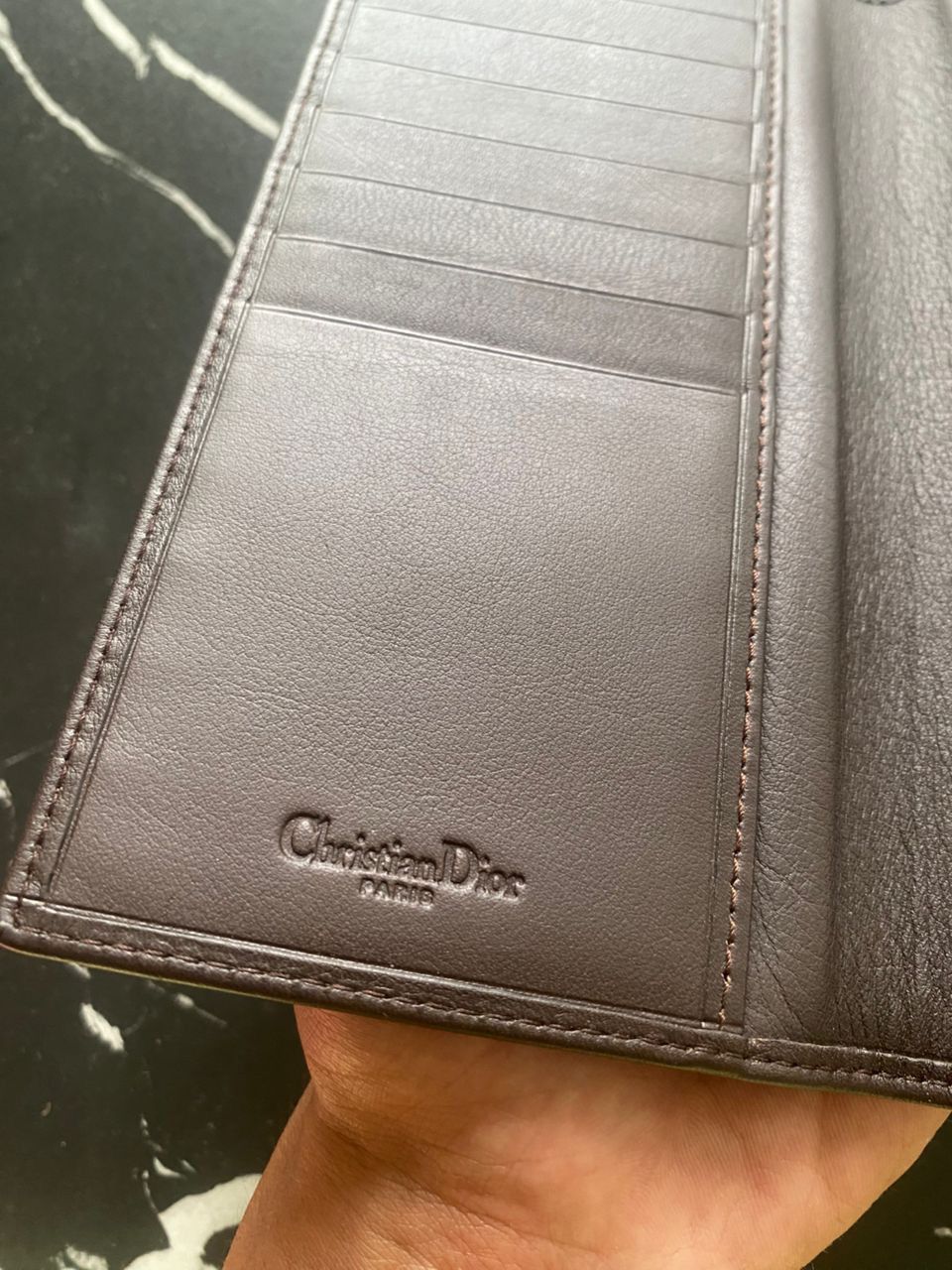 Dior Christian Dior Bifold Leather Long Wallet Size ONE SIZE - 2 Thumbnail