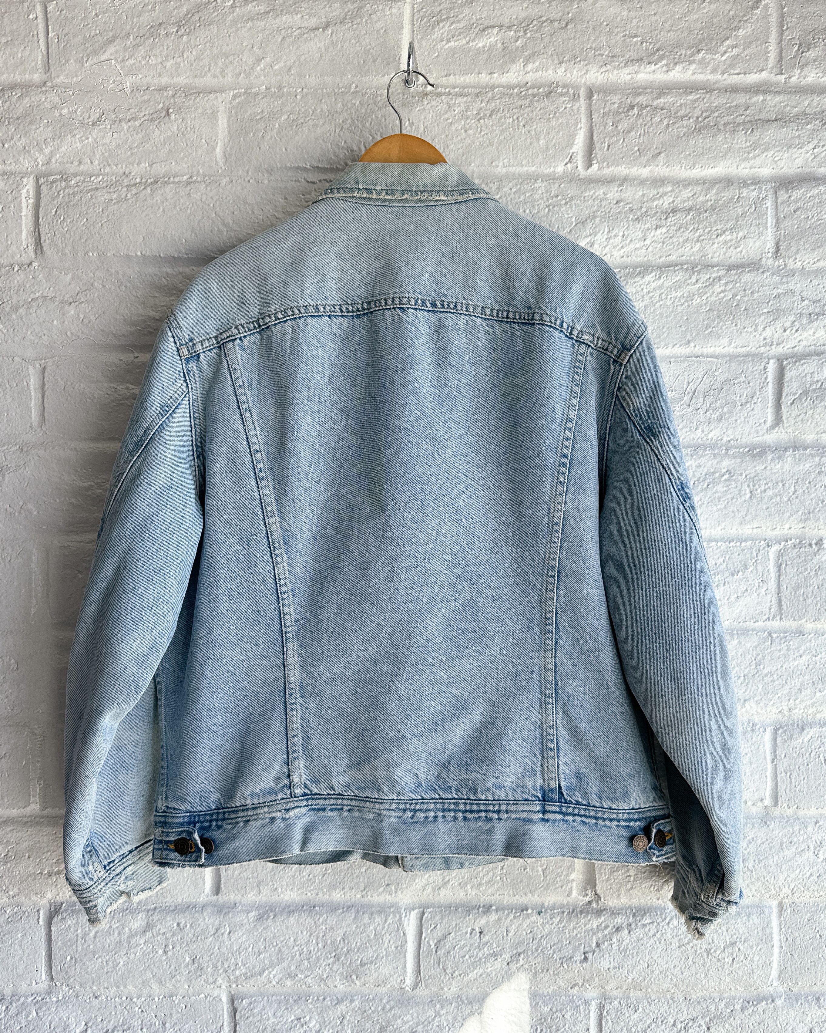 Vintage Vintage 80s Lee Denim Trucker Jacket Men's XL Blanket Lined Size US XL / EU 56 / 4 - 7 Thumbnail
