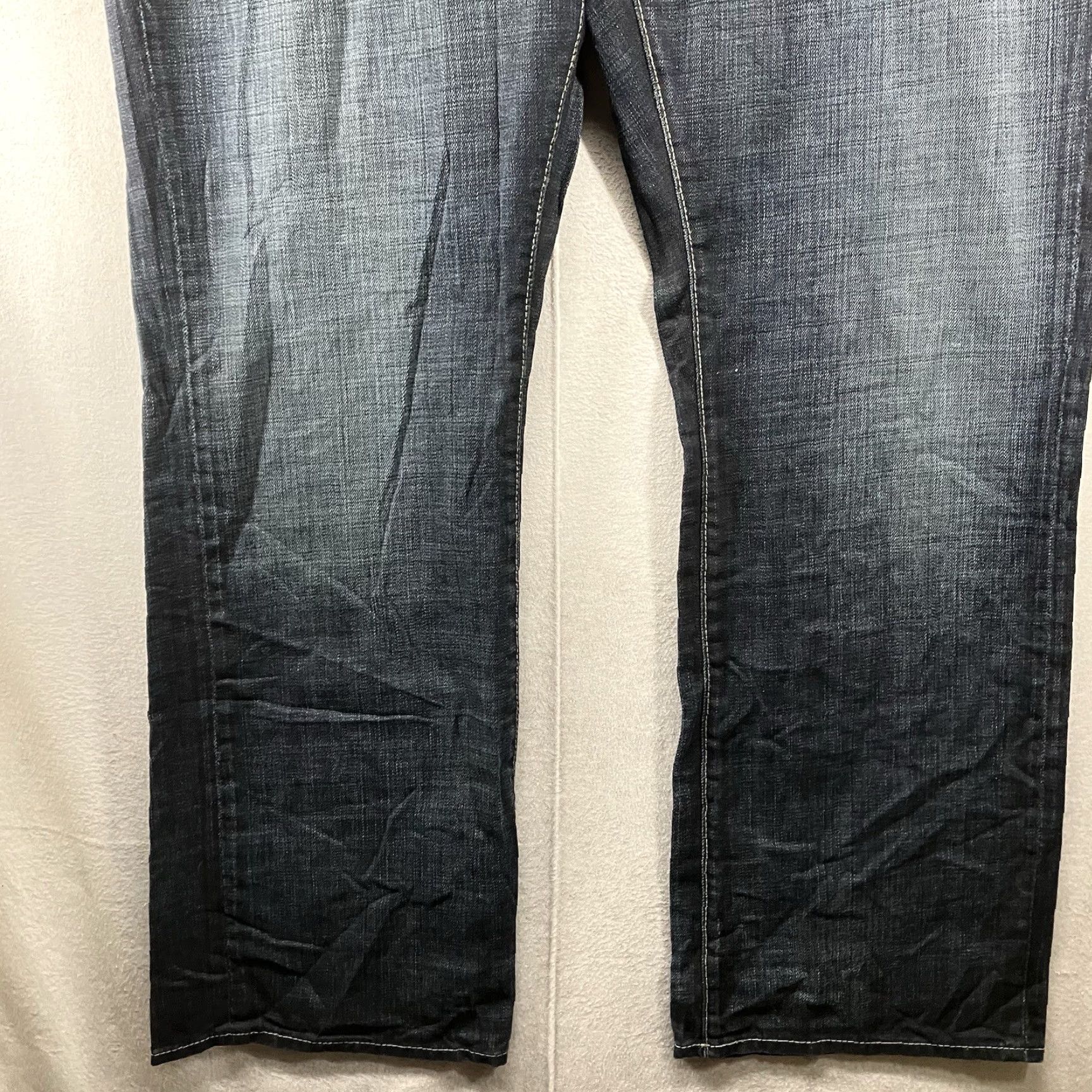 Vintage VINTAGE Angelo Litrico Y2K Jeans 42x32 Baggy Wide-Leg High Rise Blue 90s Grunge Mens Size US 42 / EU 58 - 7 Thumbnail