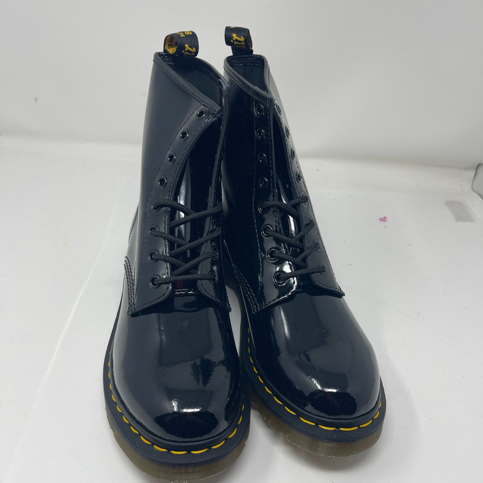 Dr. Martens New Dr. Martens 1460 Women Patent Leather Boots Black Size US 10 / IT 40 - 3 Thumbnail