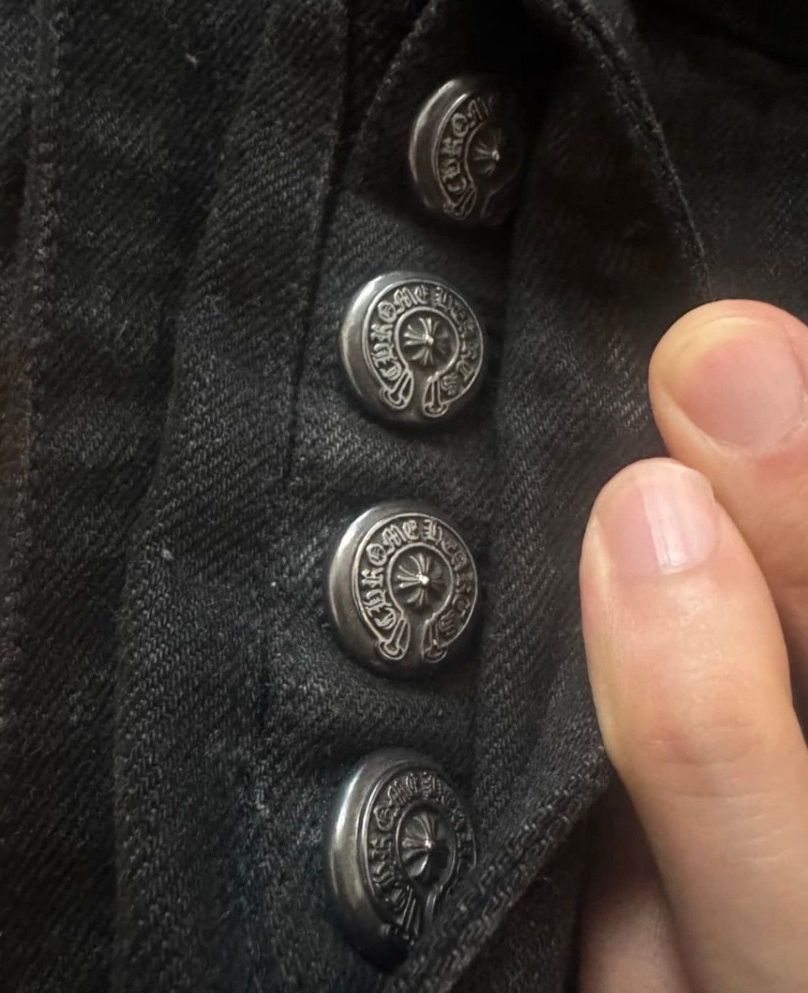 Chrome Hearts Chrome Hearts Black Jean Size US 32 / EU 48 - 2 Thumbnail