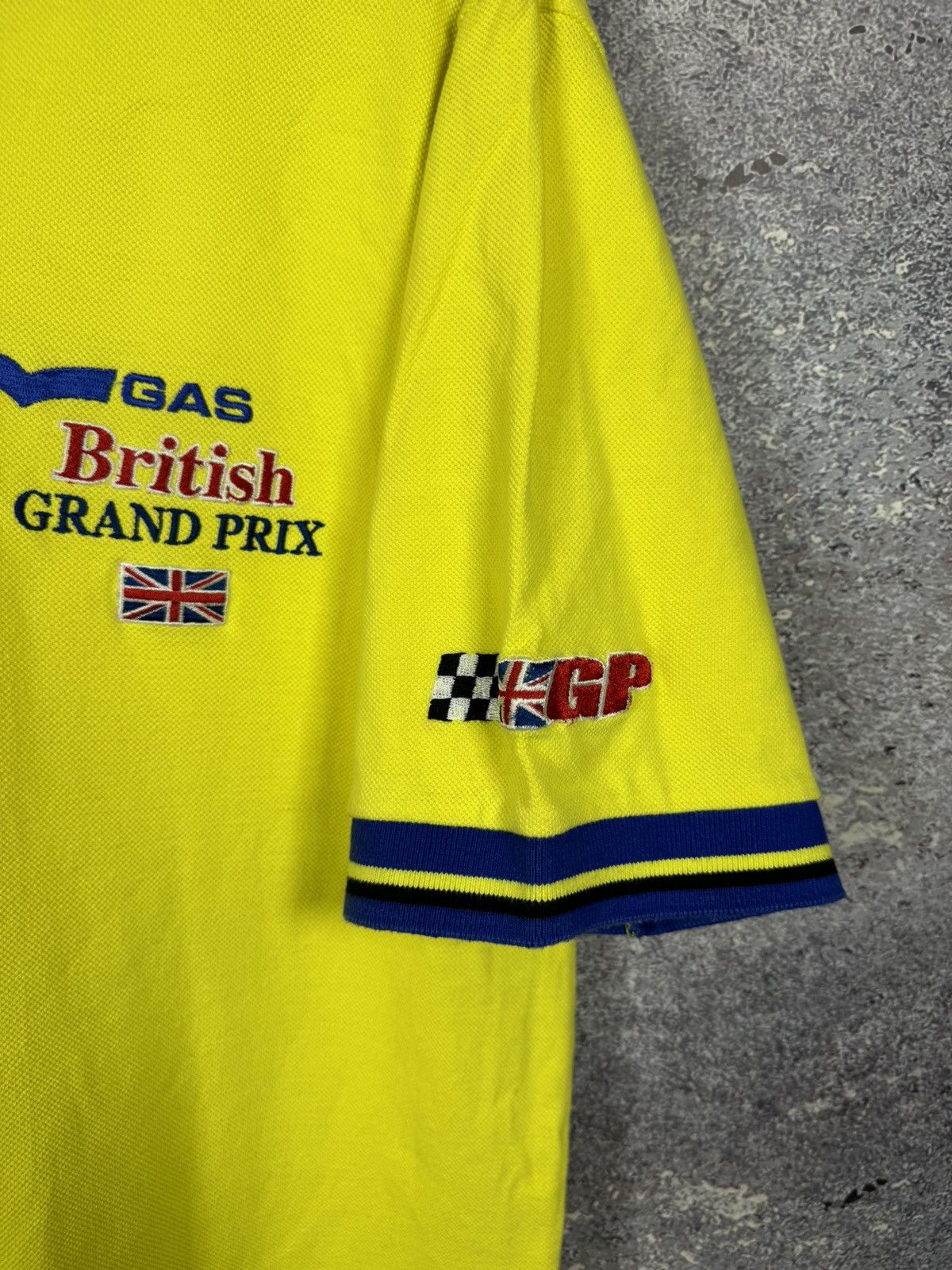 Vintage Vintage GAS British Grand Prix Donington Motorcycle Racing Size US L / EU 52-54 / 3 - 8 Thumbnail