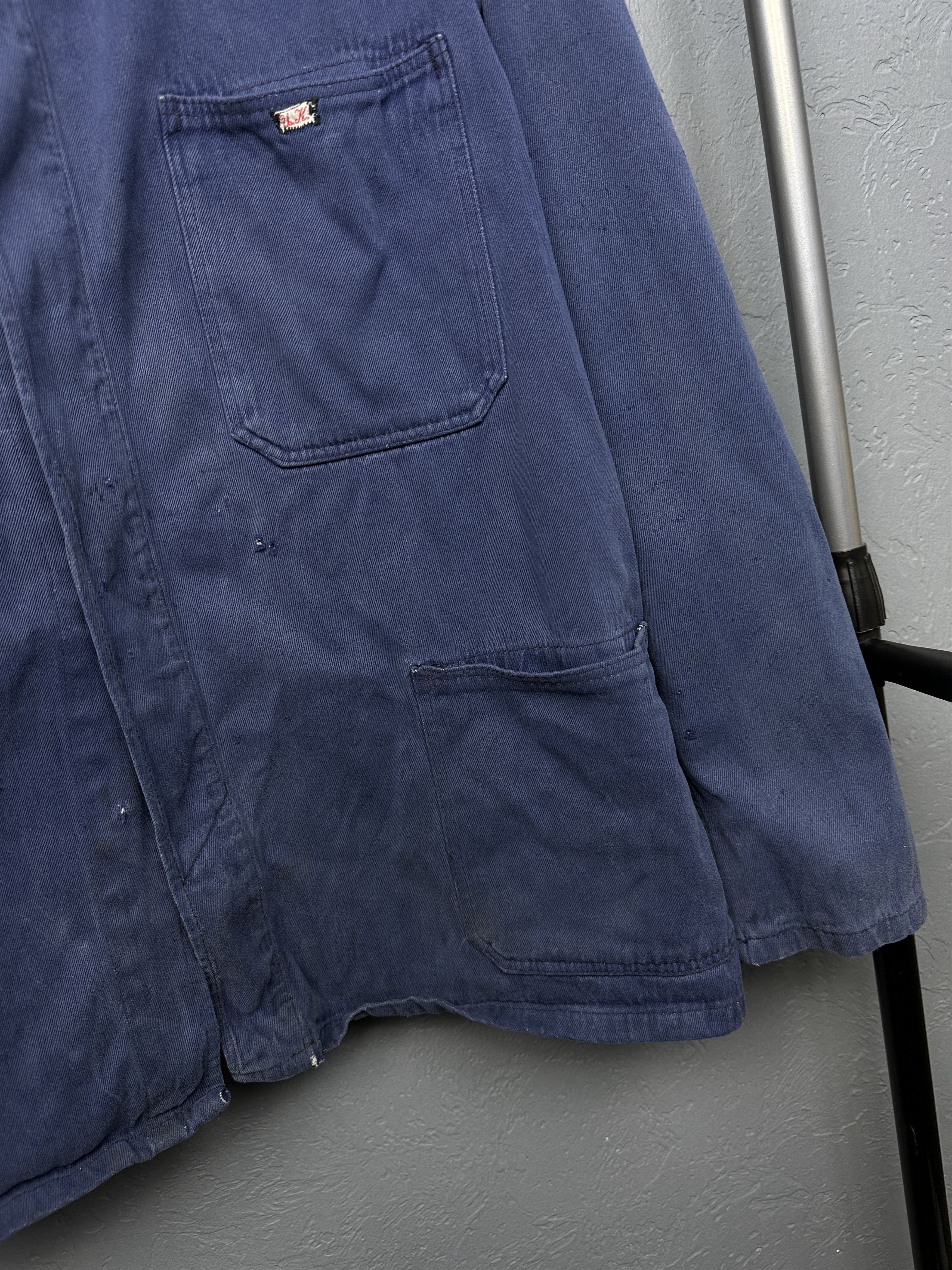 Le Laboureur 90s Vintage Mens French Workwear Chore Utility Jacket Size US L / EU 52-54 / 3 - 4 Thumbnail