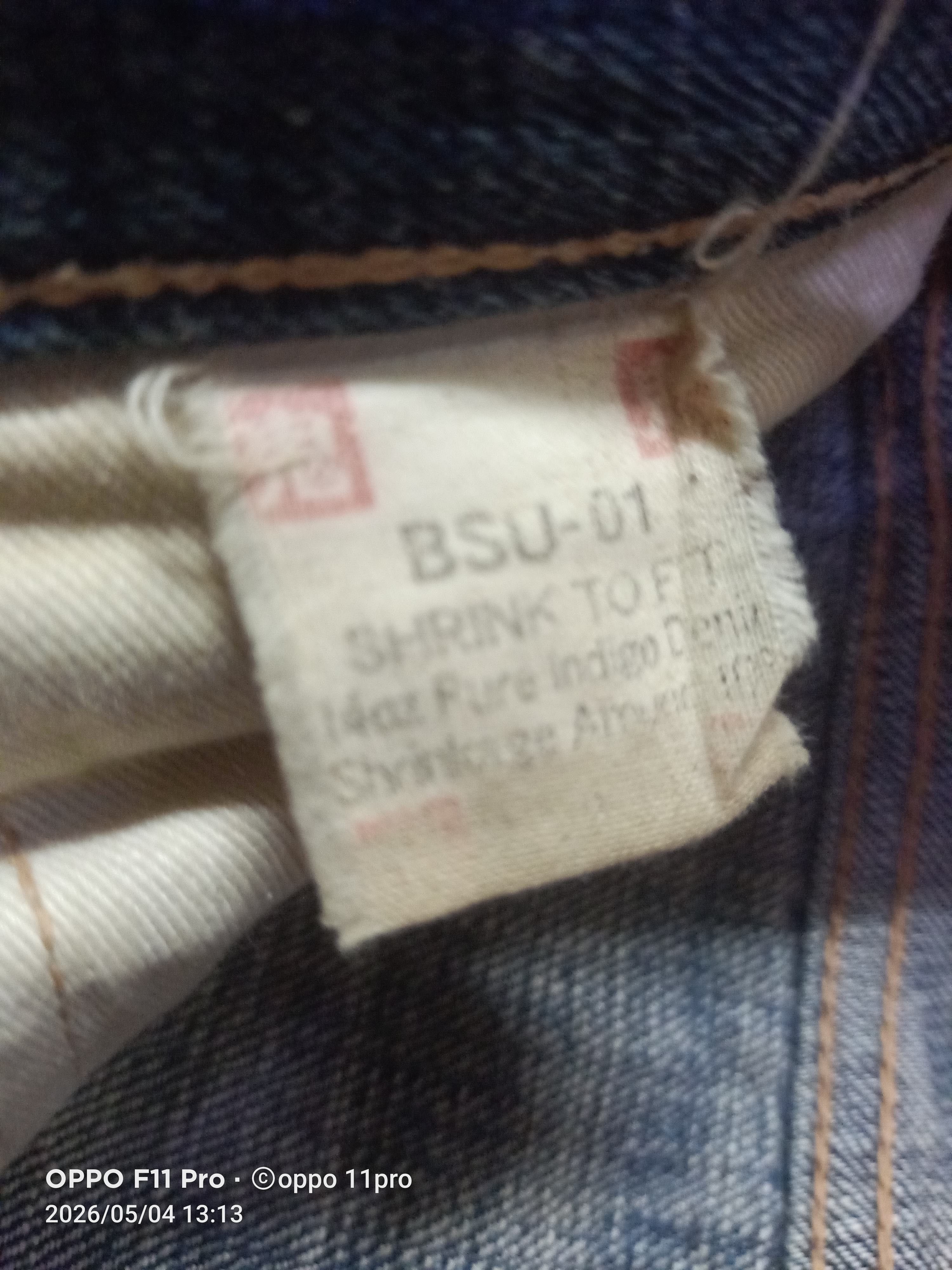 Oni Oni Denim 14oz Pure Blue Distressdenim Redselved Size US 30 / EU 46 - 23 Thumbnail