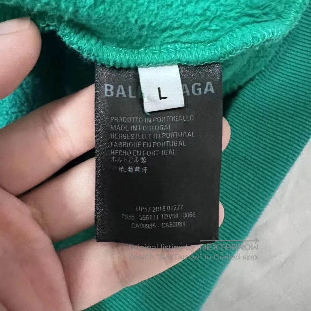 Balenciaga balenciaga lake green hoodie sweatshirt. Size US M / EU 48-50 / 2 - 4 Thumbnail