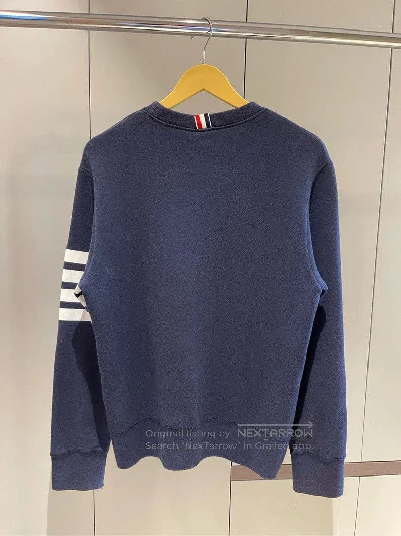 Thom Browne Thom Browne Classic Stripe Crewneck Sweatshirt . Size US S / EU 44-46 / 1 - 2 Thumbnail