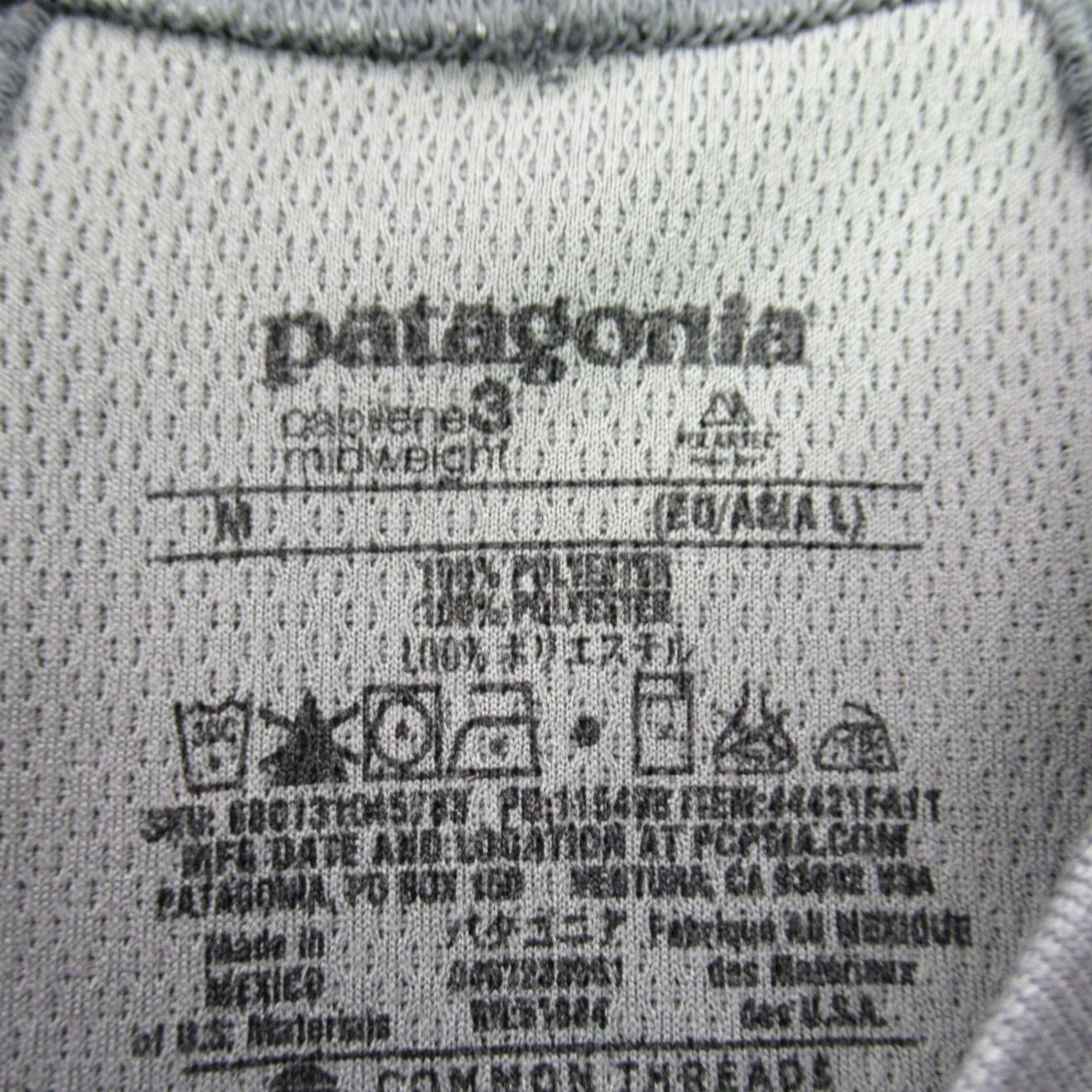 Patagonia Patagonia Shirt Mens M Long Sleeve Crew Gray Lightweight Casual Accessory: Logo Size US M / EU 48-50 / 2 - 4 Thumbnail