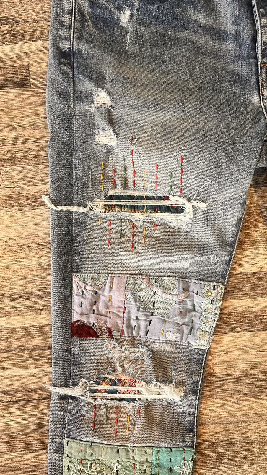 Amiri AMIRI Art Patch Jeans Size US 32 / EU 48 - 3 Thumbnail