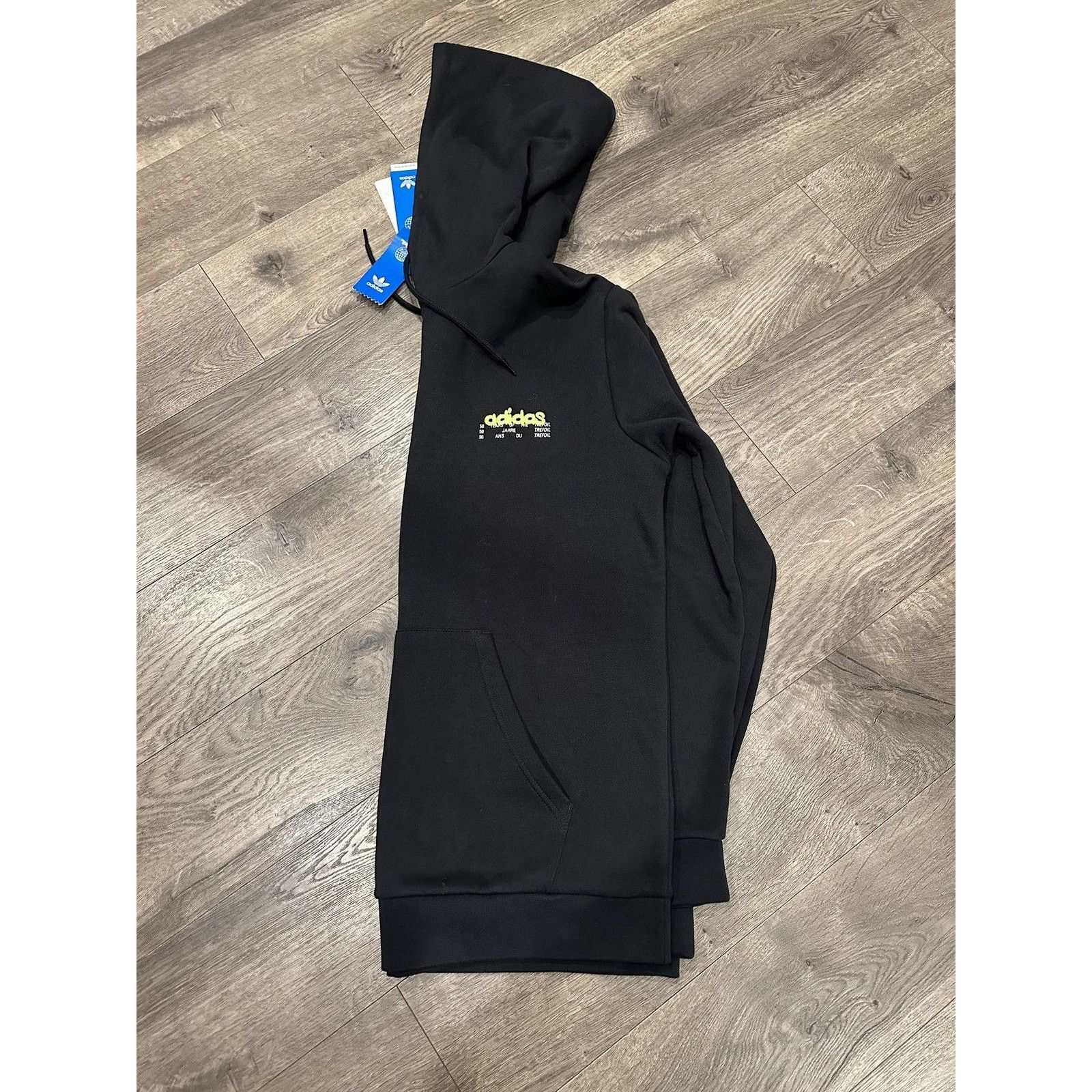 Adidas Adidas Originals GRAPHICS BEHIND THE TREFOIL Street Hoodie Size US XL / EU 56 / 4 - 5 Thumbnail