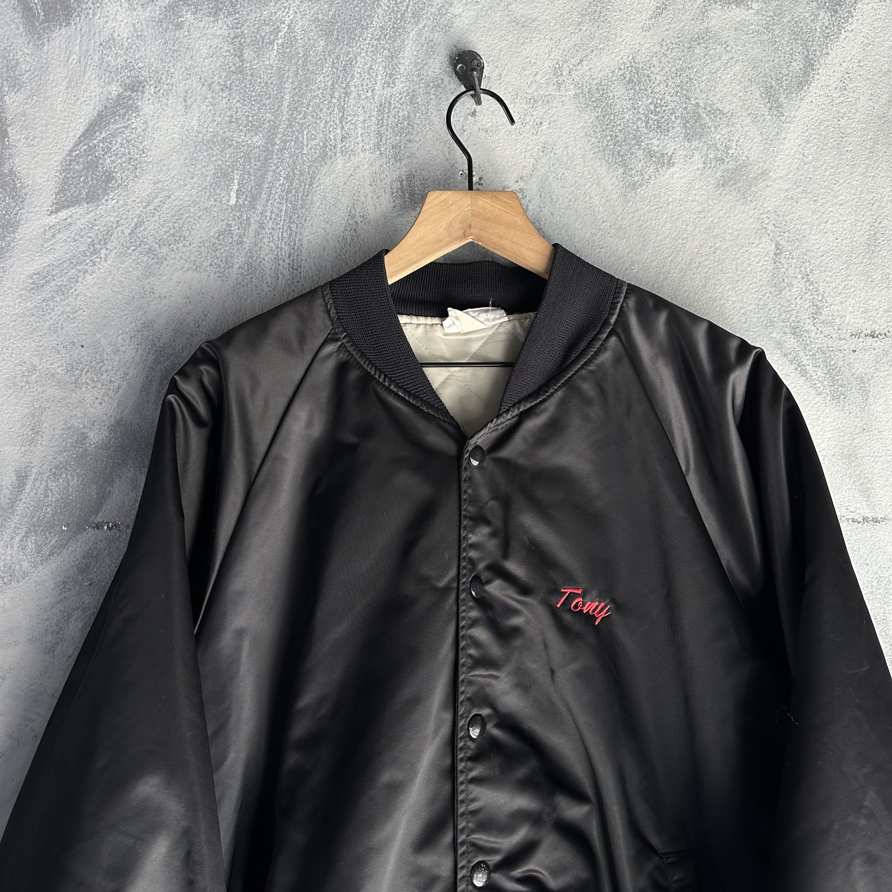 Other Vtg Rodeo Satin Snap Bomber Jacket Mens USA Made Hartwell Size US XL / EU 56 / 4 - 3 Thumbnail