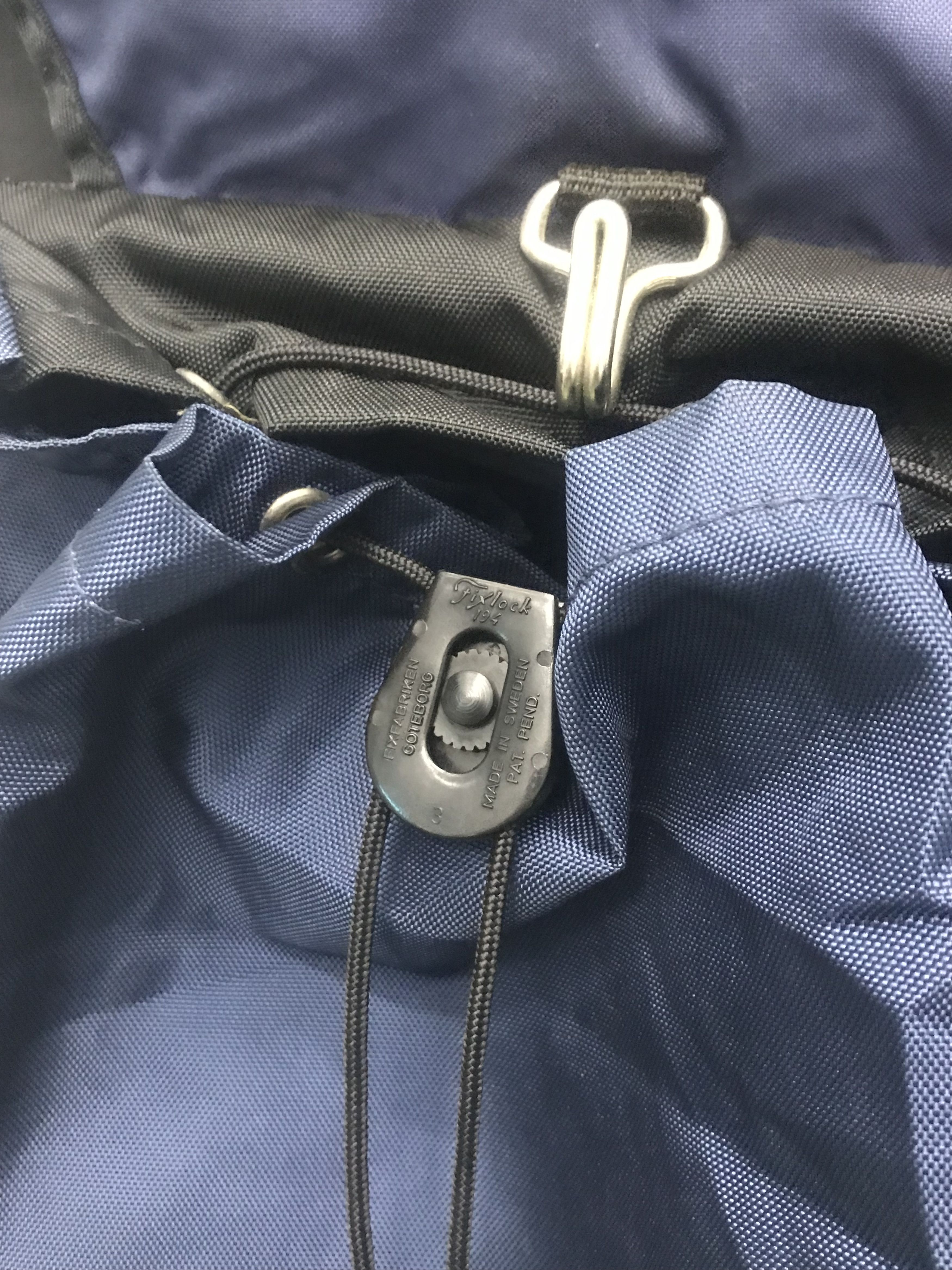 Patagonia × Vintage Vintage 80s 90s Chouinard Dragon Blue Black Backpack Bag Size ONE SIZE - 6 Thumbnail