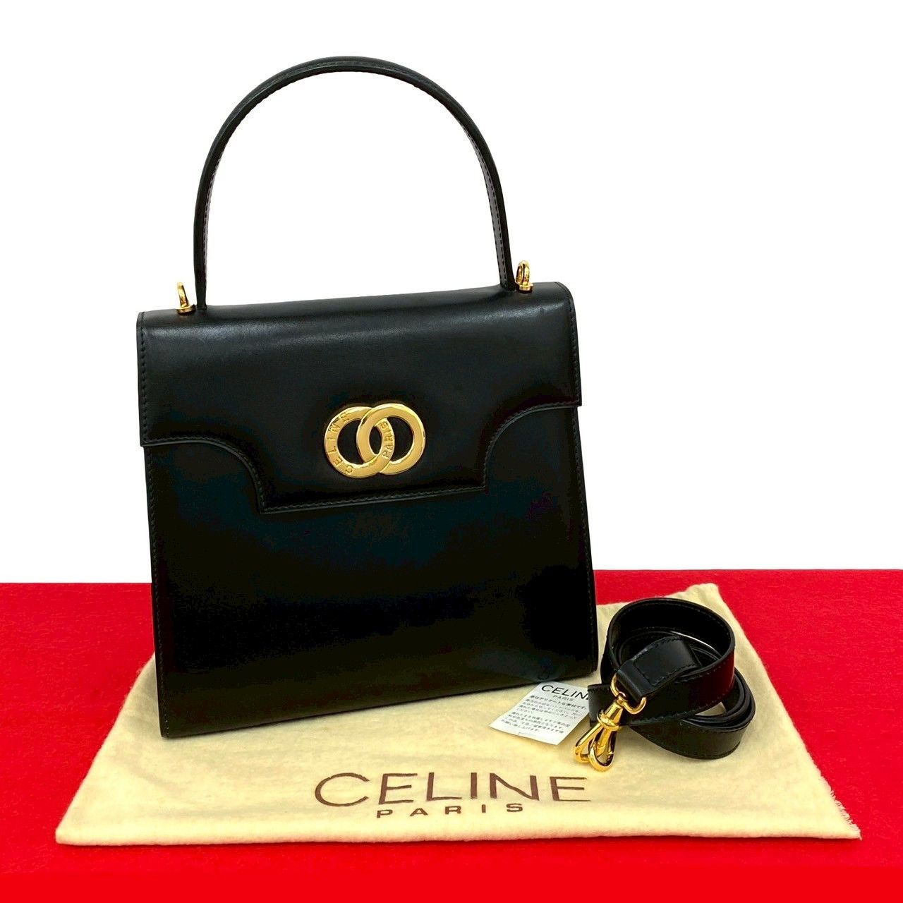 Celine Celine CELINE Leather 2way Handbag Leather Shoulder Bag DUTY FREE for USA Size ONE SIZE - 1 Thumbnail