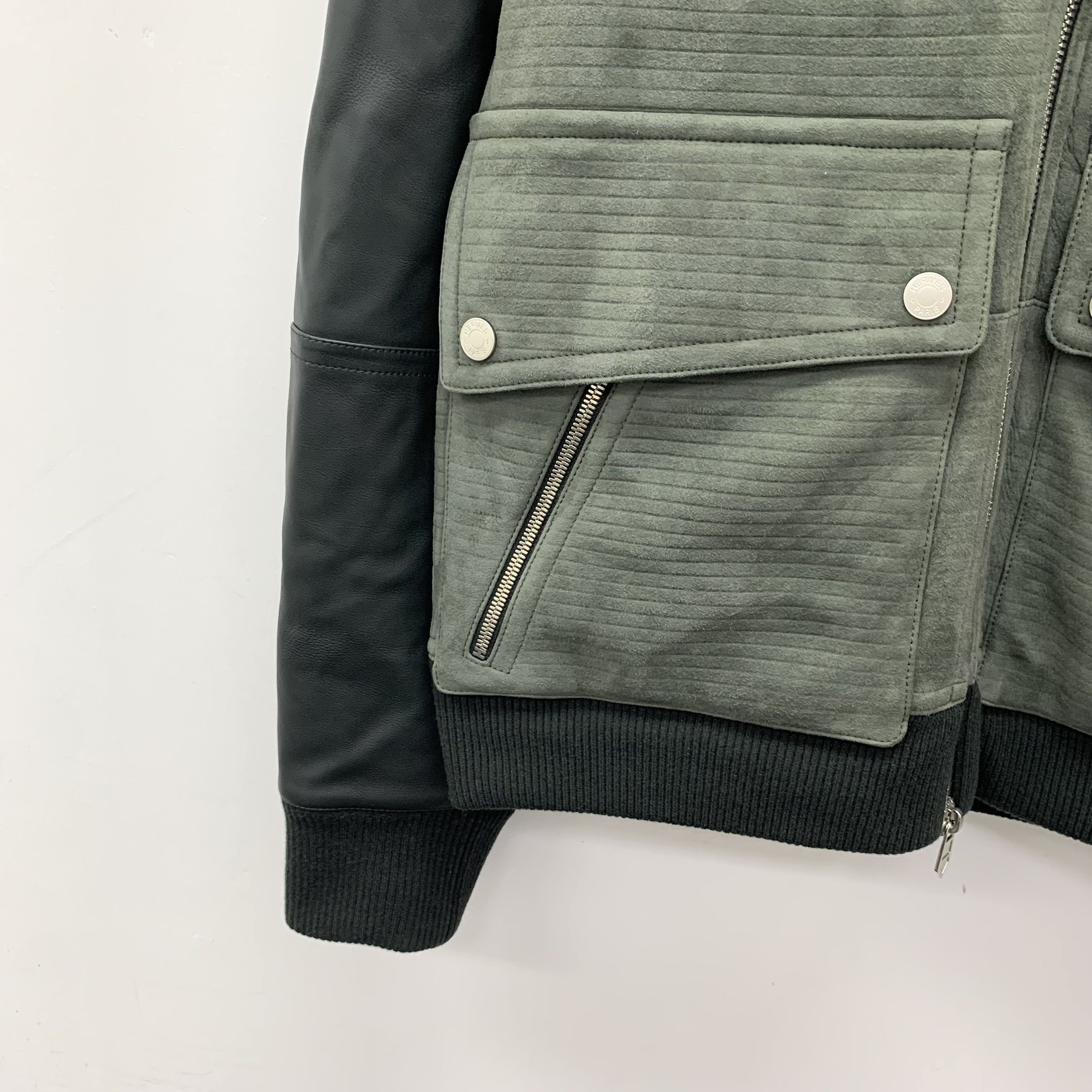 Hermes Hermès Shearling Leather Fur-Collar Jacket (M) Size US M / EU 48-50 / 2 - 5 Thumbnail