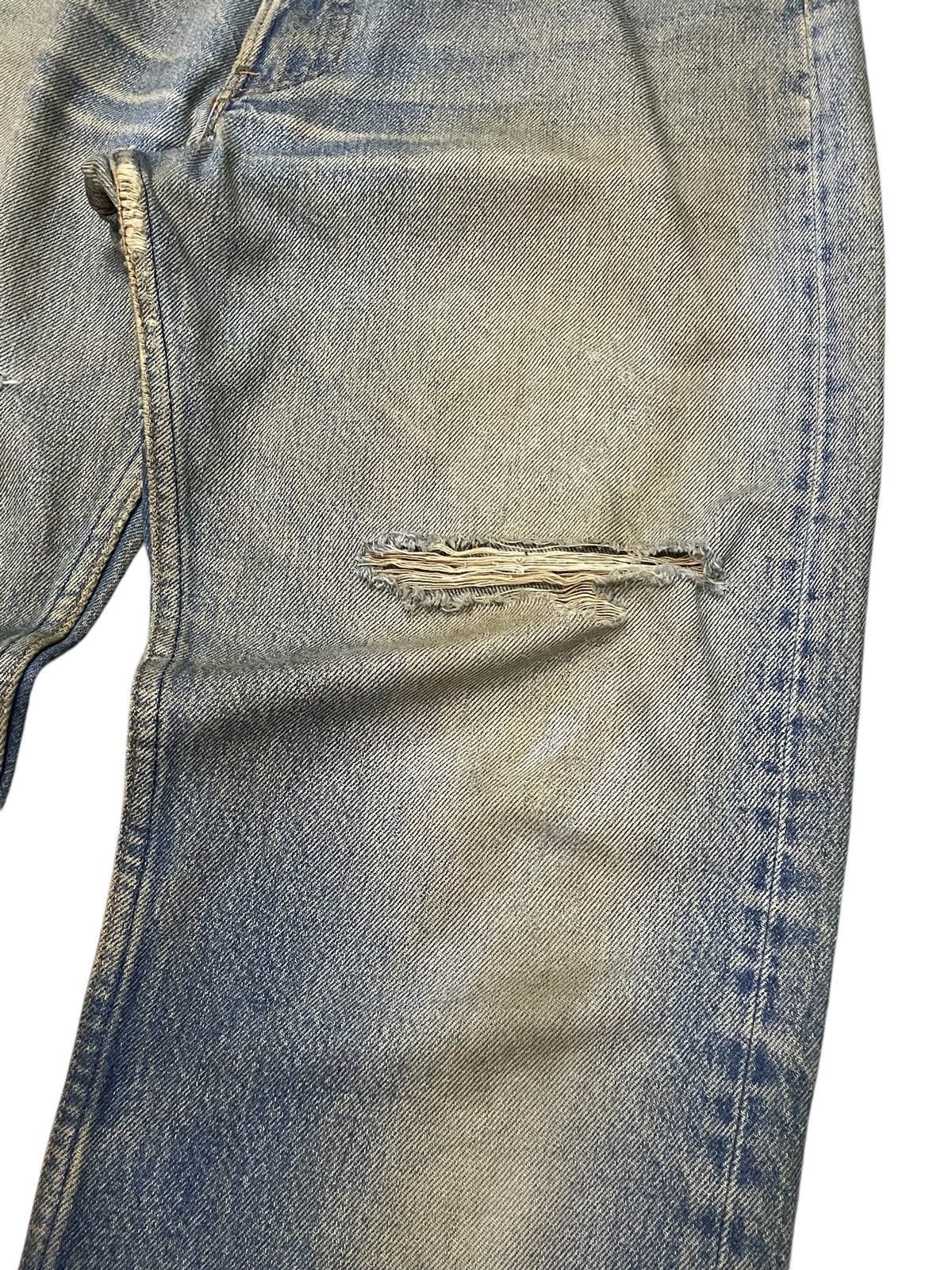 Edwin × Levi's × Vintage Vintage Levis 501 Dirty Vintage Mud Wash Jeans Size US 32 / EU 48 - 4 Thumbnail