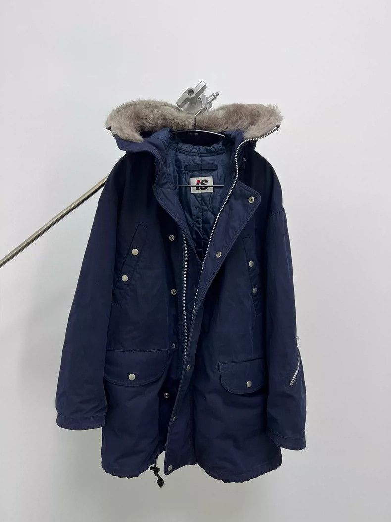 Issey Miyake issey miyake Military cotton-padded jacket with fur collar Size US M / EU 48-50 / 2 - 4 Thumbnail