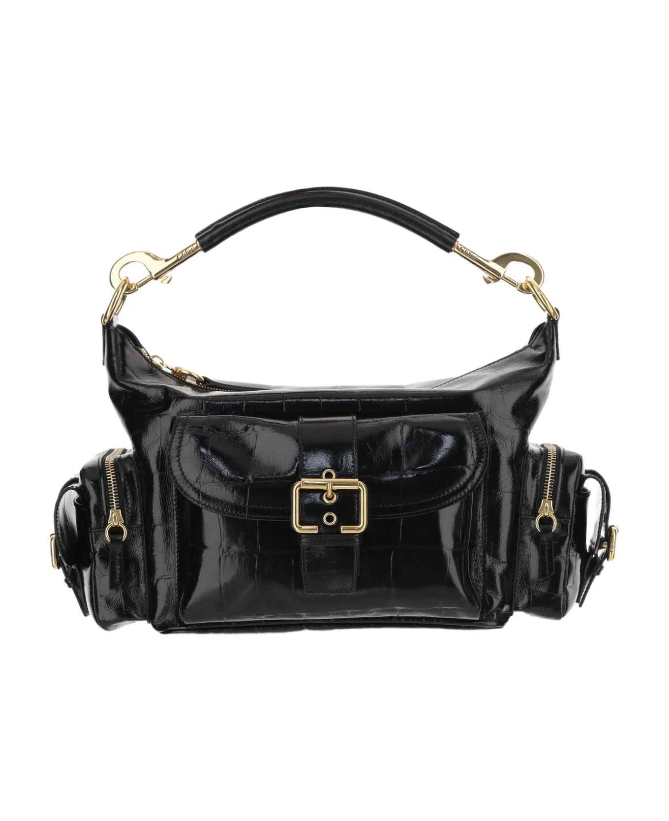 Chloe o1loc1c10126 Size: OS / Medium Double Carry Bag in Black Size ONE SIZE - 1 Thumbnail