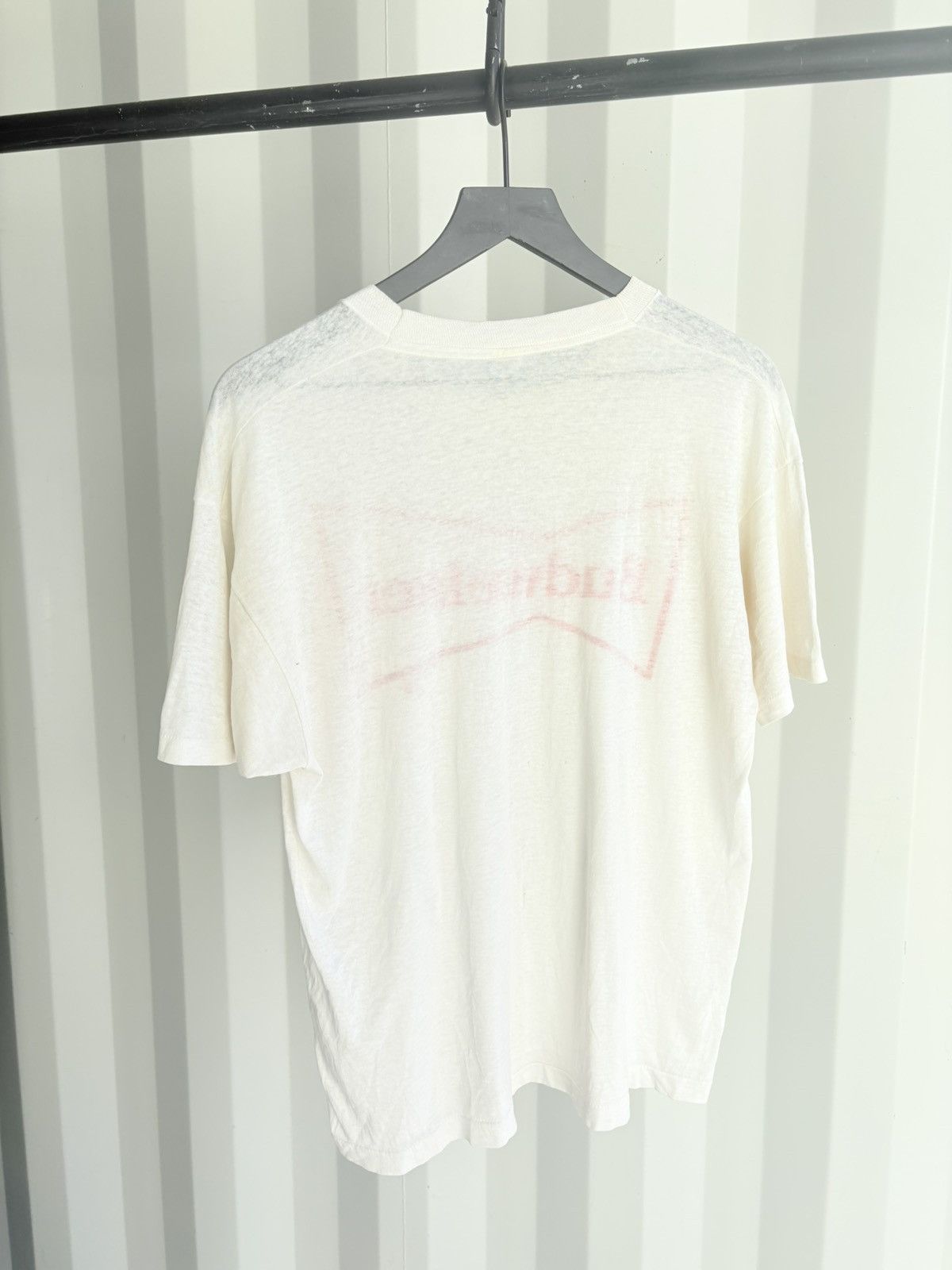 Vintage Vintage Budweiser Shirt Faded Distressed Paper thin Size US XL / EU 56 / 4 - 3 Thumbnail
