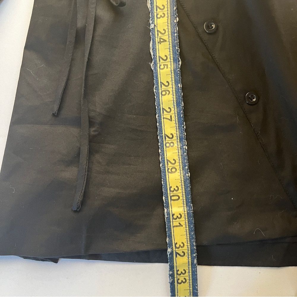 The Unbranded Brand New Klesis Collared Long Sleeve Poplin Dress in Black Medium Size M / US 6-8 / IT 42-44 - 7 Thumbnail