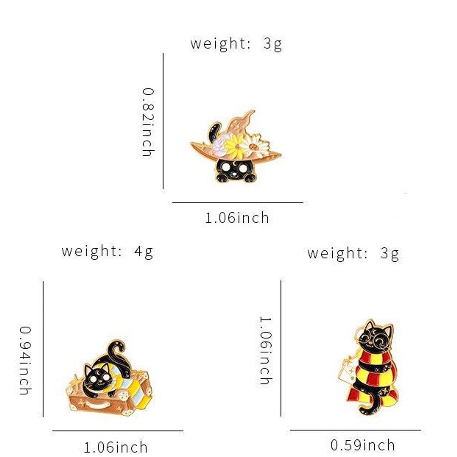 & Other Stories Harry Potter Gryffindors Magic Cats Enamel Pins 367-1 Size ONE SIZE - 2 Thumbnail