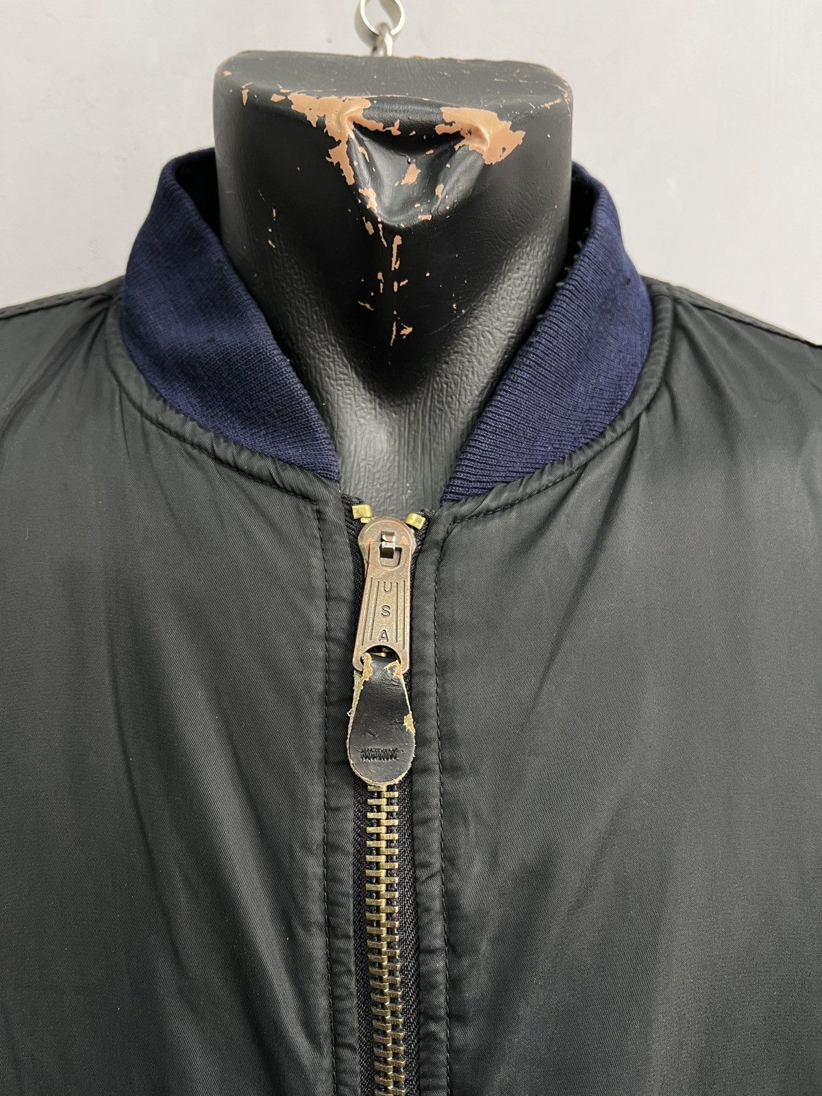 Alpha Industries Ma 1 vintage black opium bomber jacket balenciaga style y2k Size US L / EU 52-54 / 3 - 6 Thumbnail