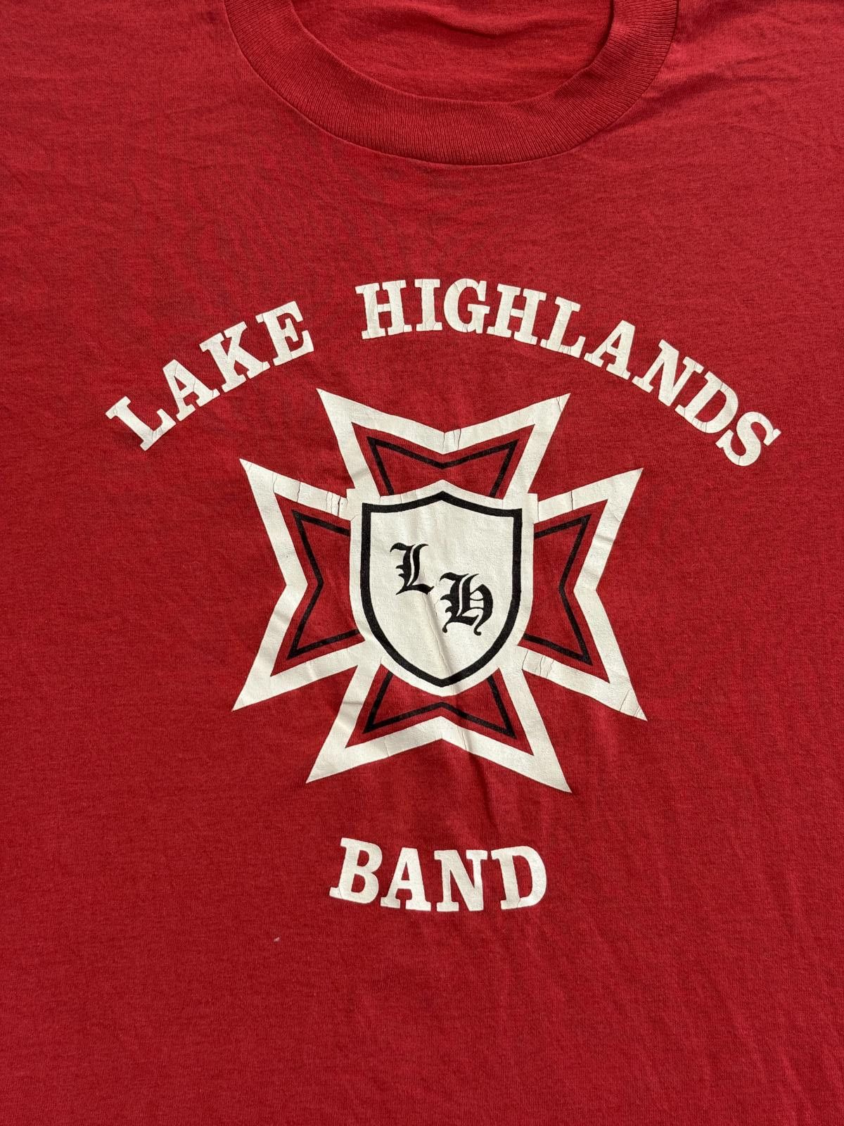 Designer Vintage Lake Highlands School Band T-shirt LHHS Dallas TX -L Size US L / EU 52-54 / 3 - 3 Thumbnail