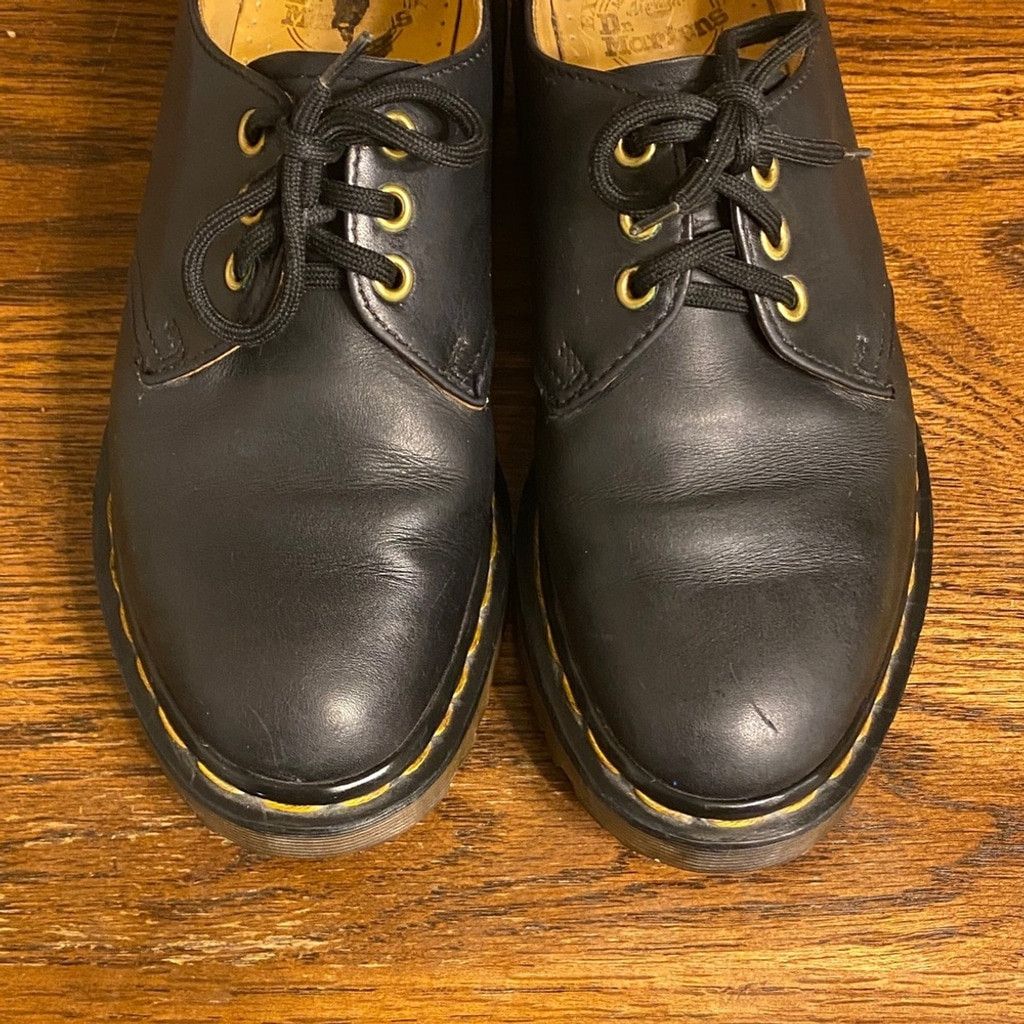 Dr. Martens Dr. Martens 3 eye black low tops Vintage UK Size 6 Size US 6 / EU 39 - 2 Thumbnail