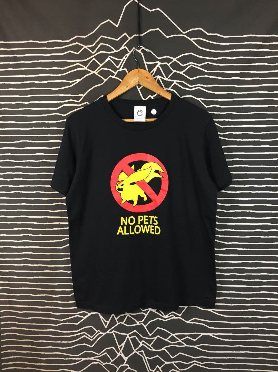 Japanese Brand Final Fantasy XIV Carbuncle No Pets Allowed Promo Tee Size US M / EU 48-50 / 2 - 2 Thumbnail