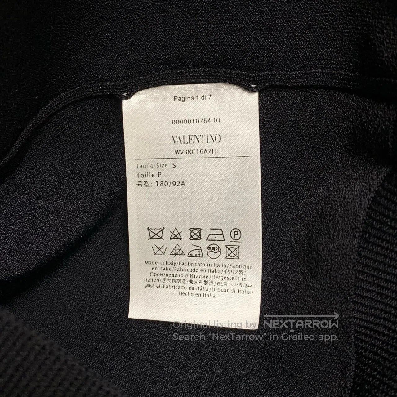 Valentino Valentino Black Rose Long Sleeve Top. Size US S / EU 44-46 / 1 - 4 Thumbnail