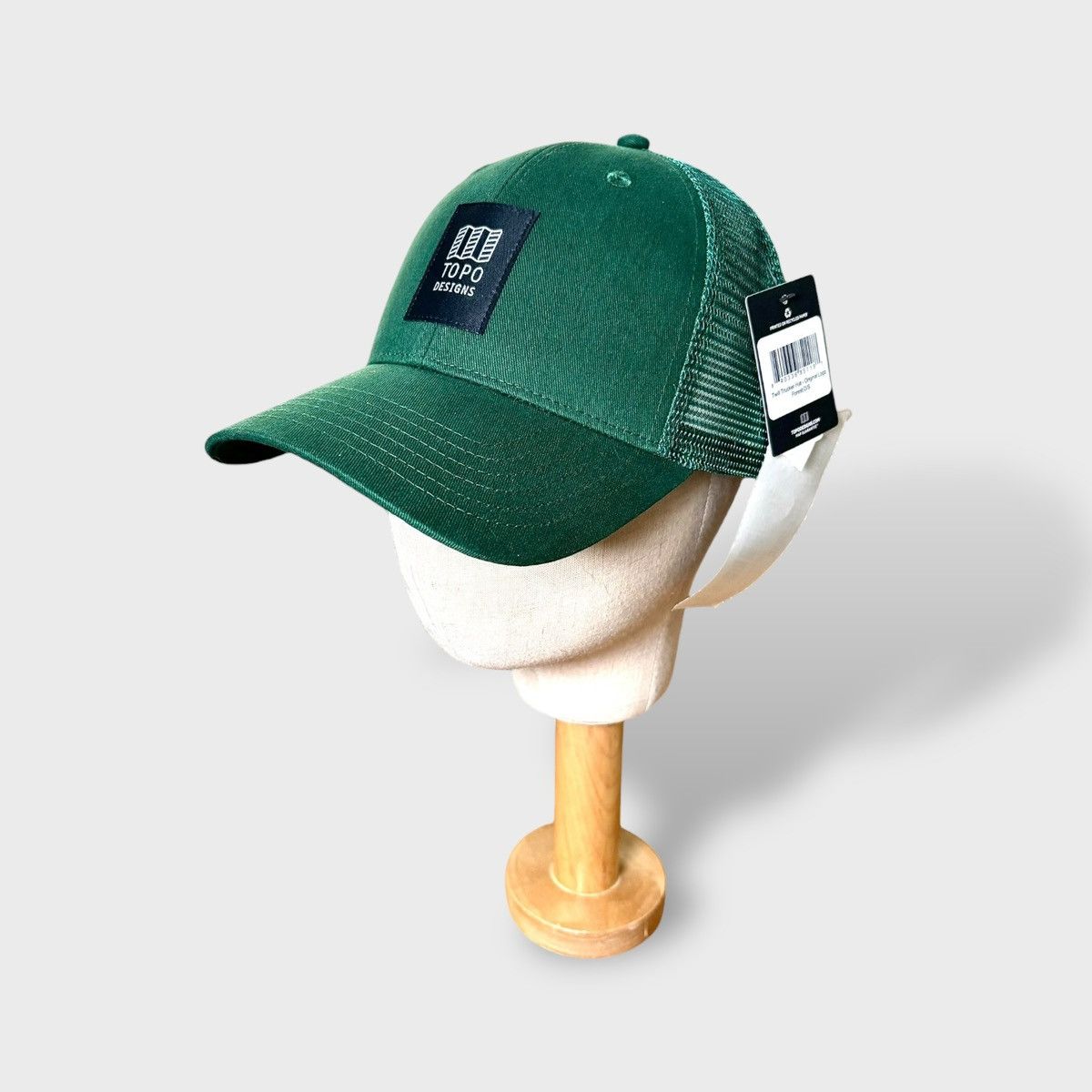 Topo Designs Topo Designs Mens Twill Green Trucker Hat Sz OS Size ONE SIZE - 7 Thumbnail
