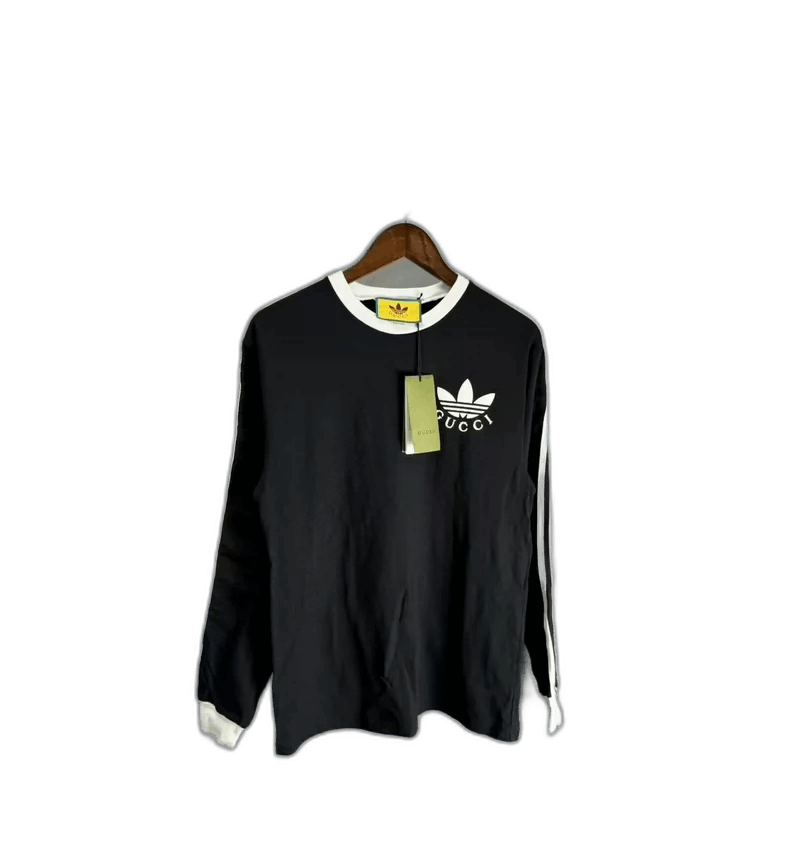 Gucci Gucci x Adidas Black Long Sleeve Shirt XS-2506 Size US XS / EU 42 / 0 - 1 Thumbnail
