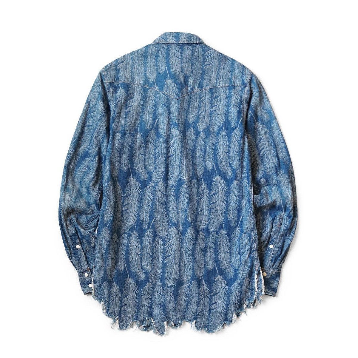 Kapital Kapital 5oz Magpie Denim Western Shirt (long sleeve) lig s2 Size US M / EU 48-50 / 2 - 3 Thumbnail