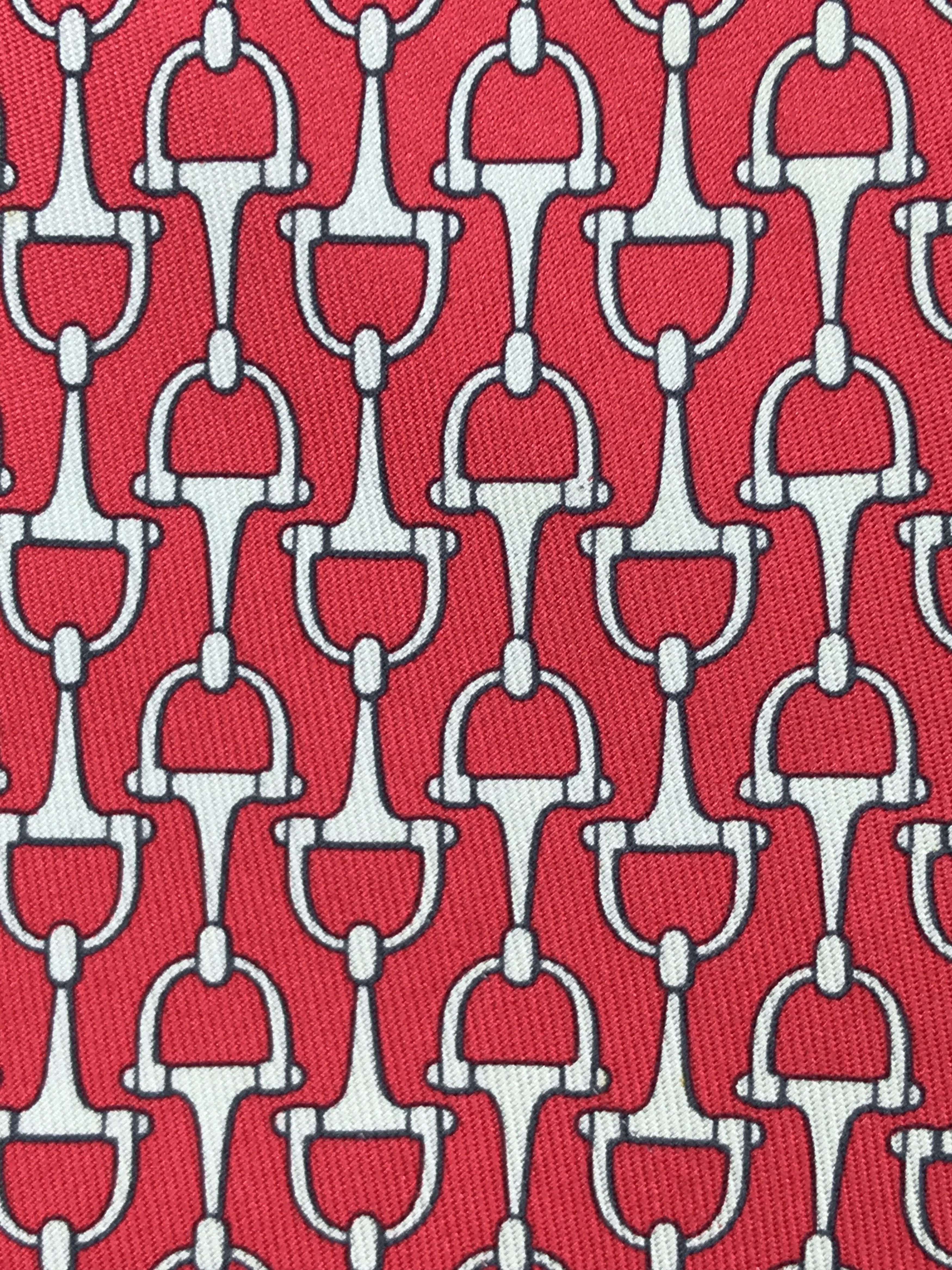 Hermes Vintage Hermes Silk Necktie Size ONE SIZE - 5 Thumbnail