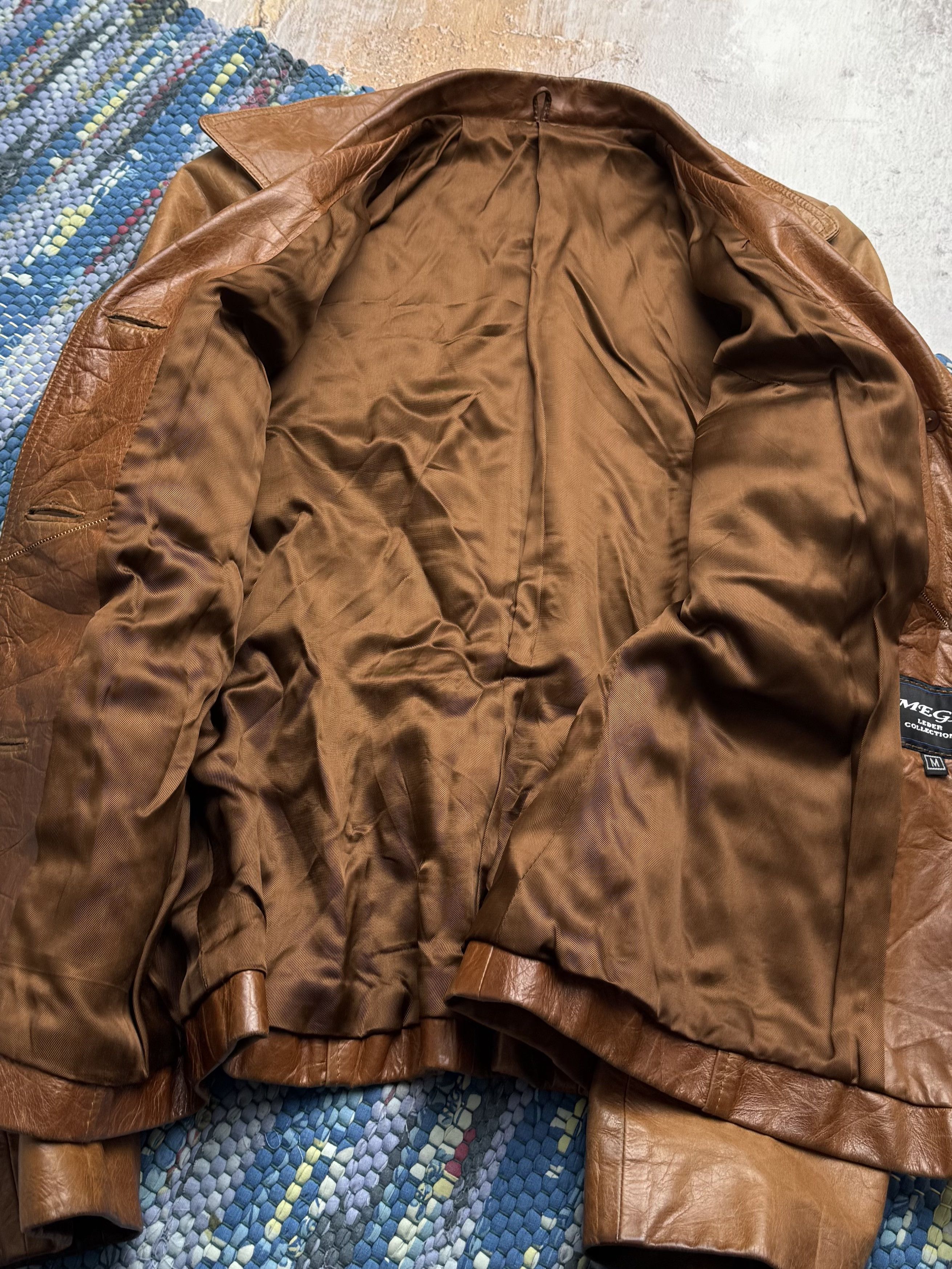 Vintage Vintage Real Leather Utility Jacket Safari Multi Pocket Coat Size S / US 4 / IT 40 - 6 Thumbnail