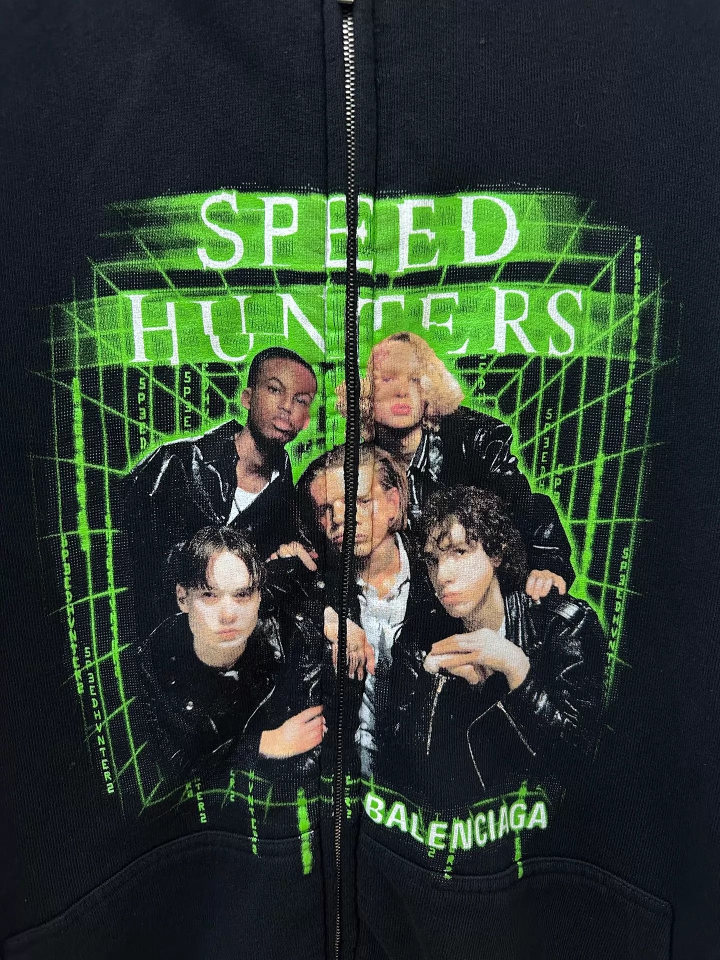 Balenciaga Balenciaga Speedhunters Band Portrait Zipper Hoodie Size US S / EU 44-46 / 1 - 2 Thumbnail