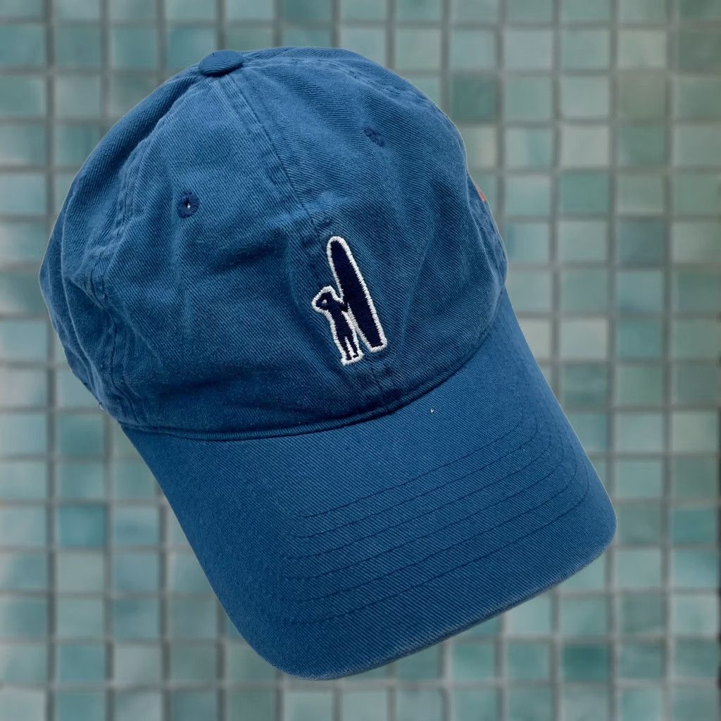 johnnie-O Johnnie O Baseball Cap Mens Blue Topper Embroidered Logo Strapback Surfboard Casual Outdoor Sports Size ONE SIZE - 1 Thumbnail