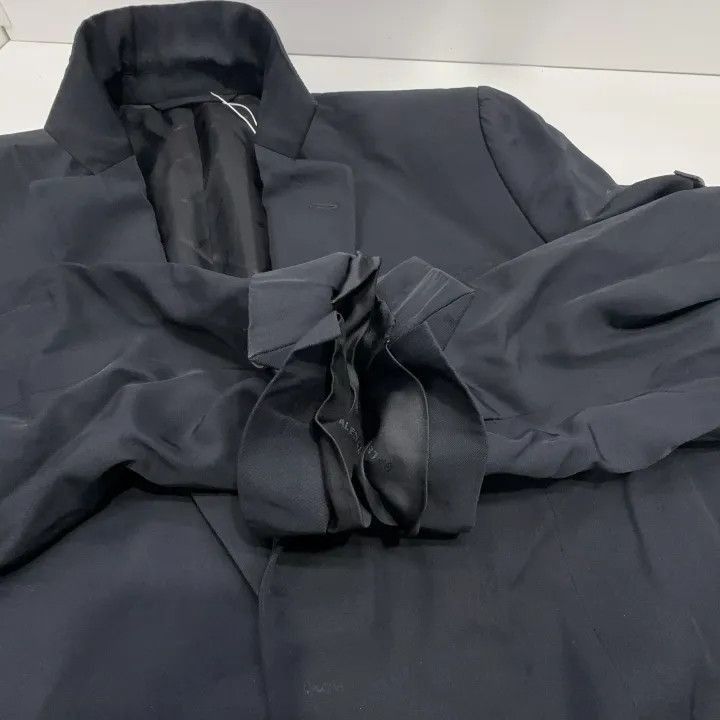 Balenciaga Balenciaga Women's Black Washed Tailored Jacket 0079-2507 Size S / US 4 / IT 40 - 7 Thumbnail