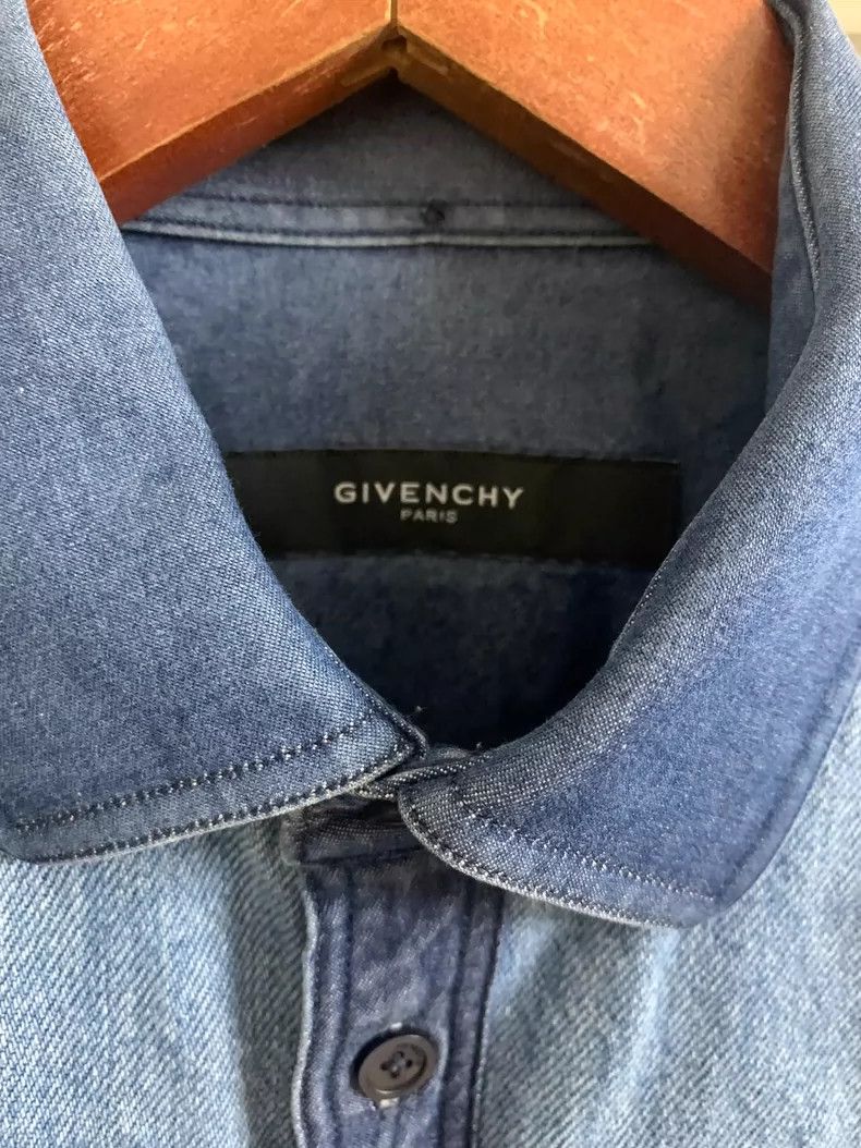 Givenchy Givenchy Denim Shirt Size US S / EU 44-46 / 1 - 2 Thumbnail