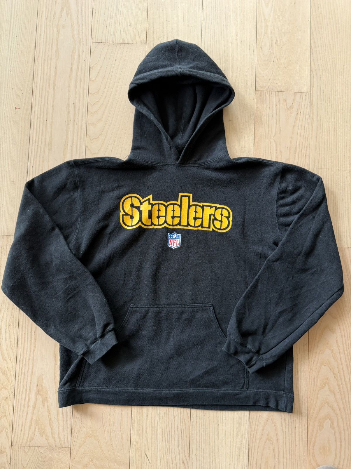 NFL Vintage Pittsburgh Steelers NFL Reebok Hoodie Y2K Black Size US L / EU 52-54 / 3 - 1 Thumbnail