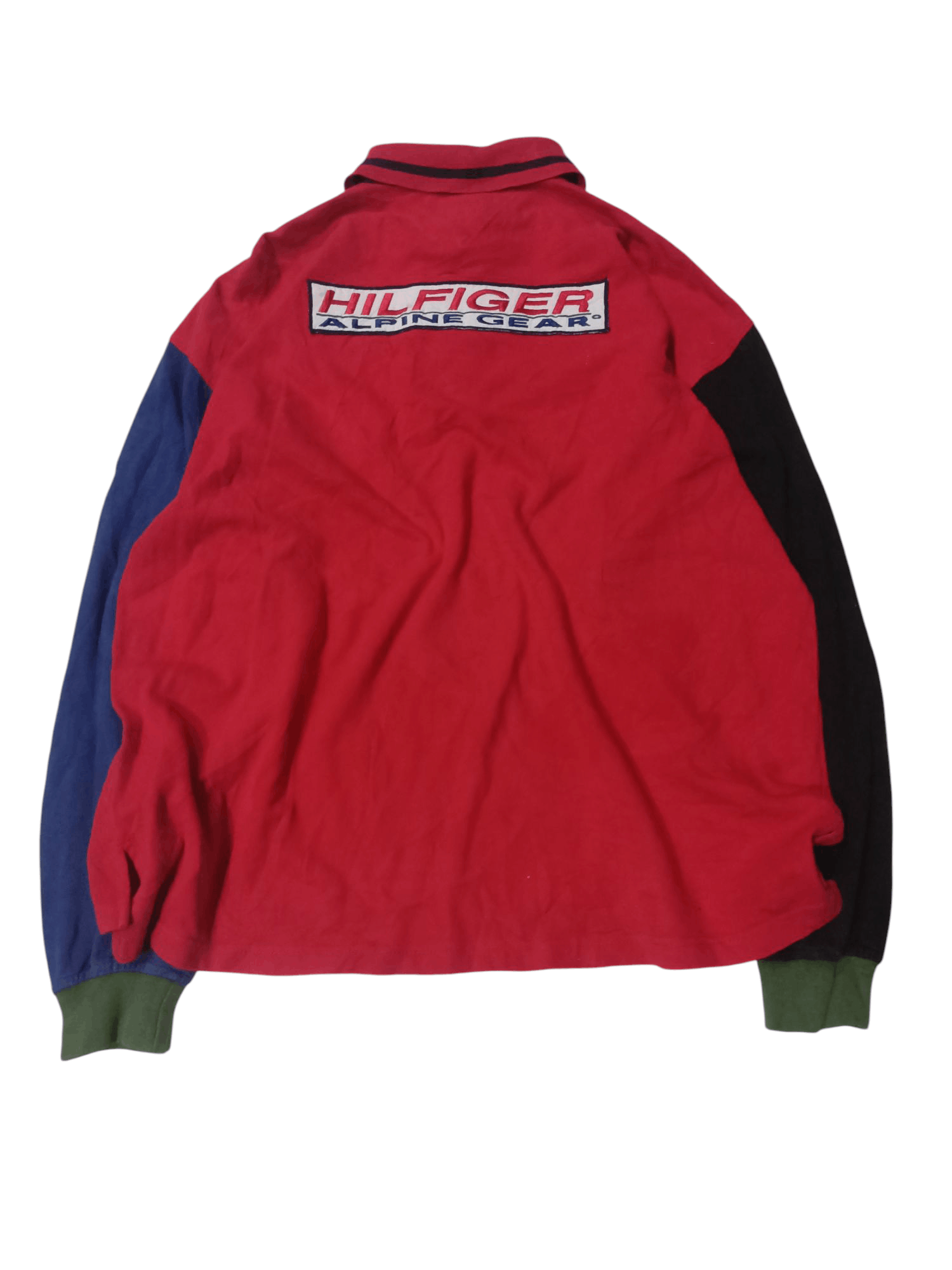 Tommy Hilfiger × Vintage TOMMY HILFIGER ALPINE GEAR x RUGBY SHIRT x VINTAGE Size US M / EU 48-50 / 2 - 2 Thumbnail