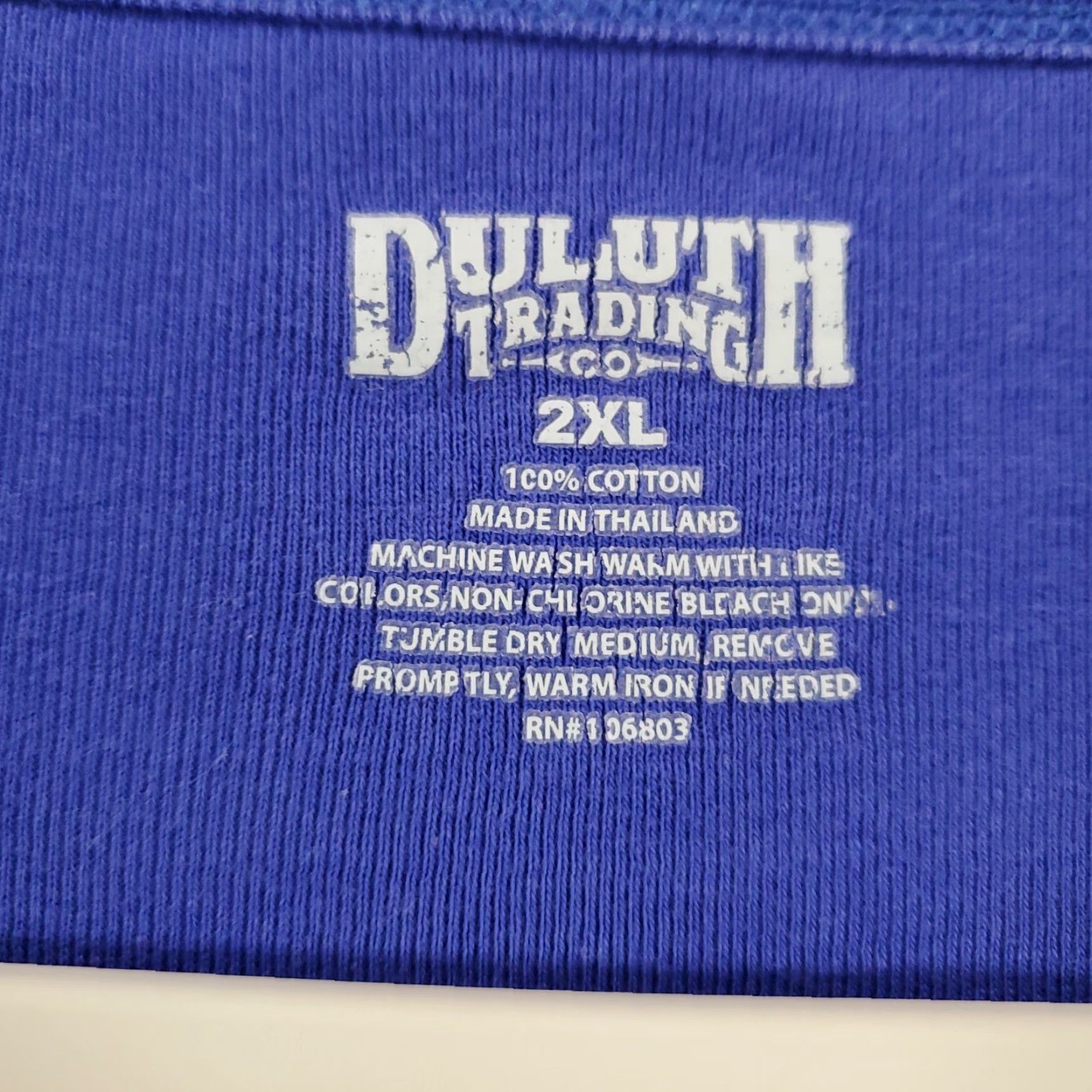 Vintage DULUTH TRADING Women's 2XL Purple Long Sleeve Henley Pullover Casual Shirt Size XXL / US 16-18 / IT 52-54 - 7 Thumbnail