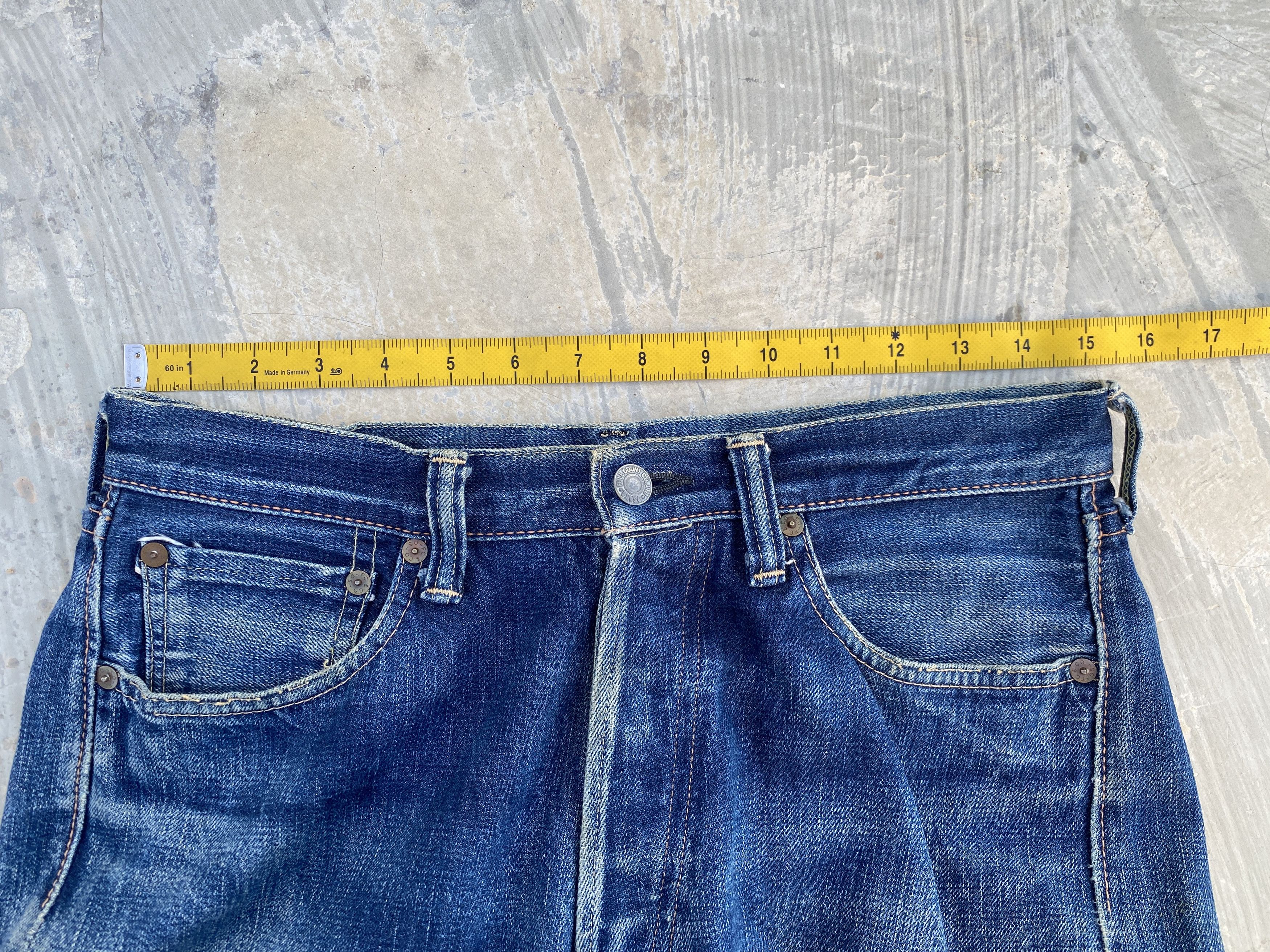 Full Count & Co. × Japanese Brand Fullcount Lot 0105 Selvedge Jeans Size US 30 / EU 46 - 12 Thumbnail