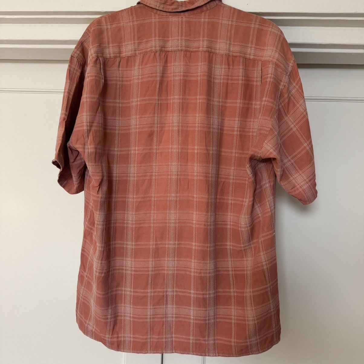 Equipment Equipment Peach Embroidery Patterned Short Sleeve Rayon Size US L / EU 52-54 / 3 - 3 Thumbnail