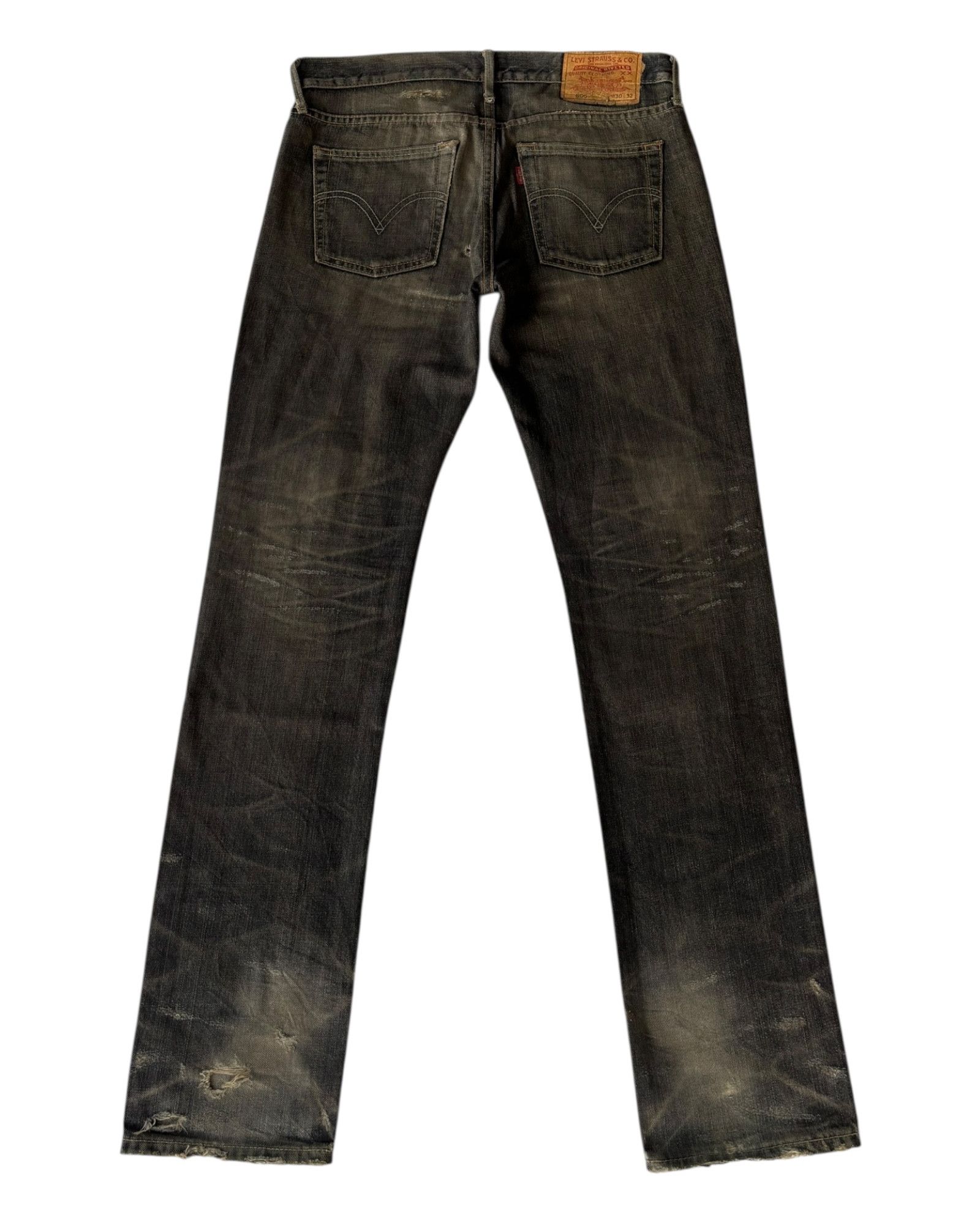 Kapital Vintage Levis 605 Thrashed Distress Clawmark Jean Size US 31 - 2 Thumbnail