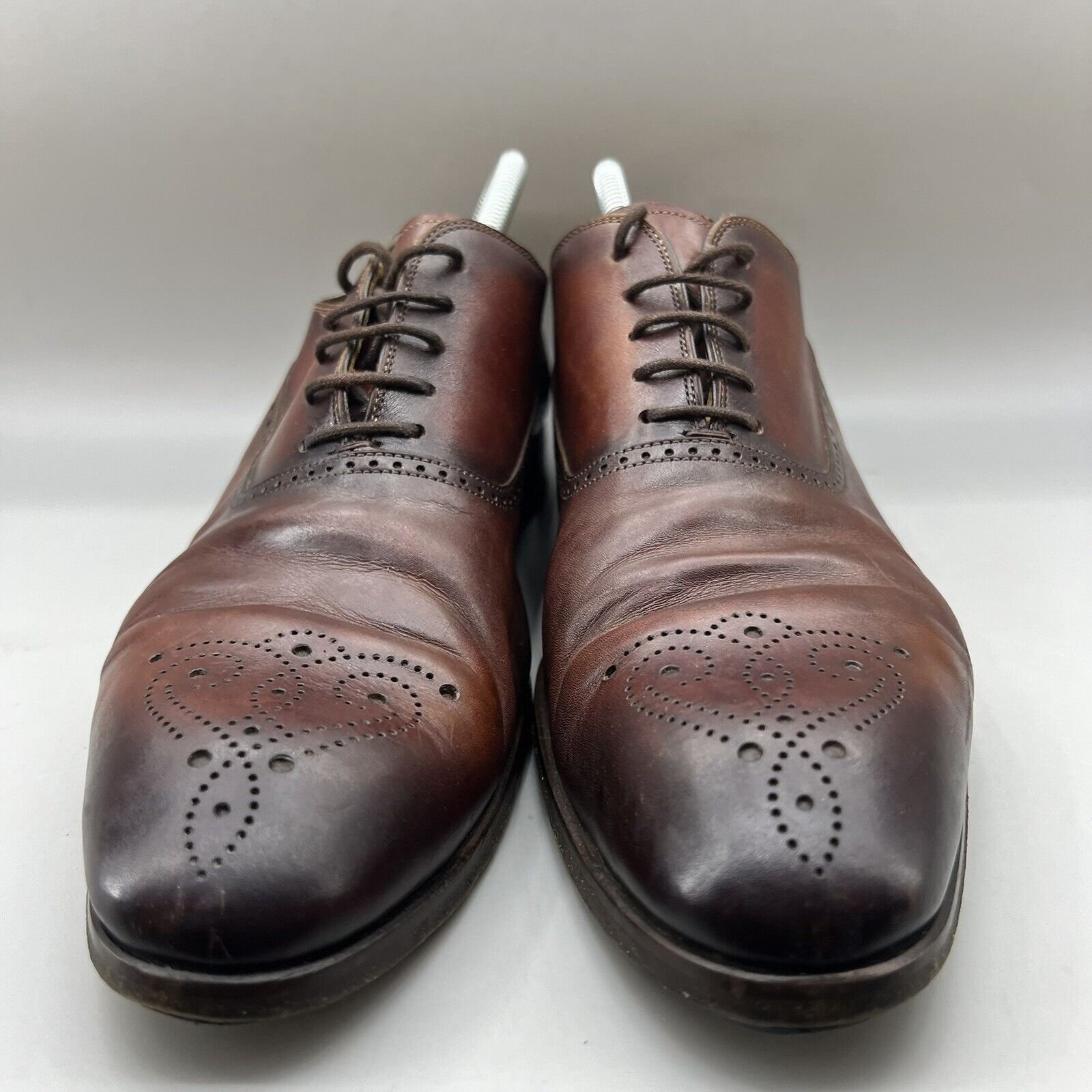 Magnanni Magnanni Manolo Medallion Shoes Men's Size 9 M Cognac Brown Size US 9 / EU 42 - 2 Thumbnail